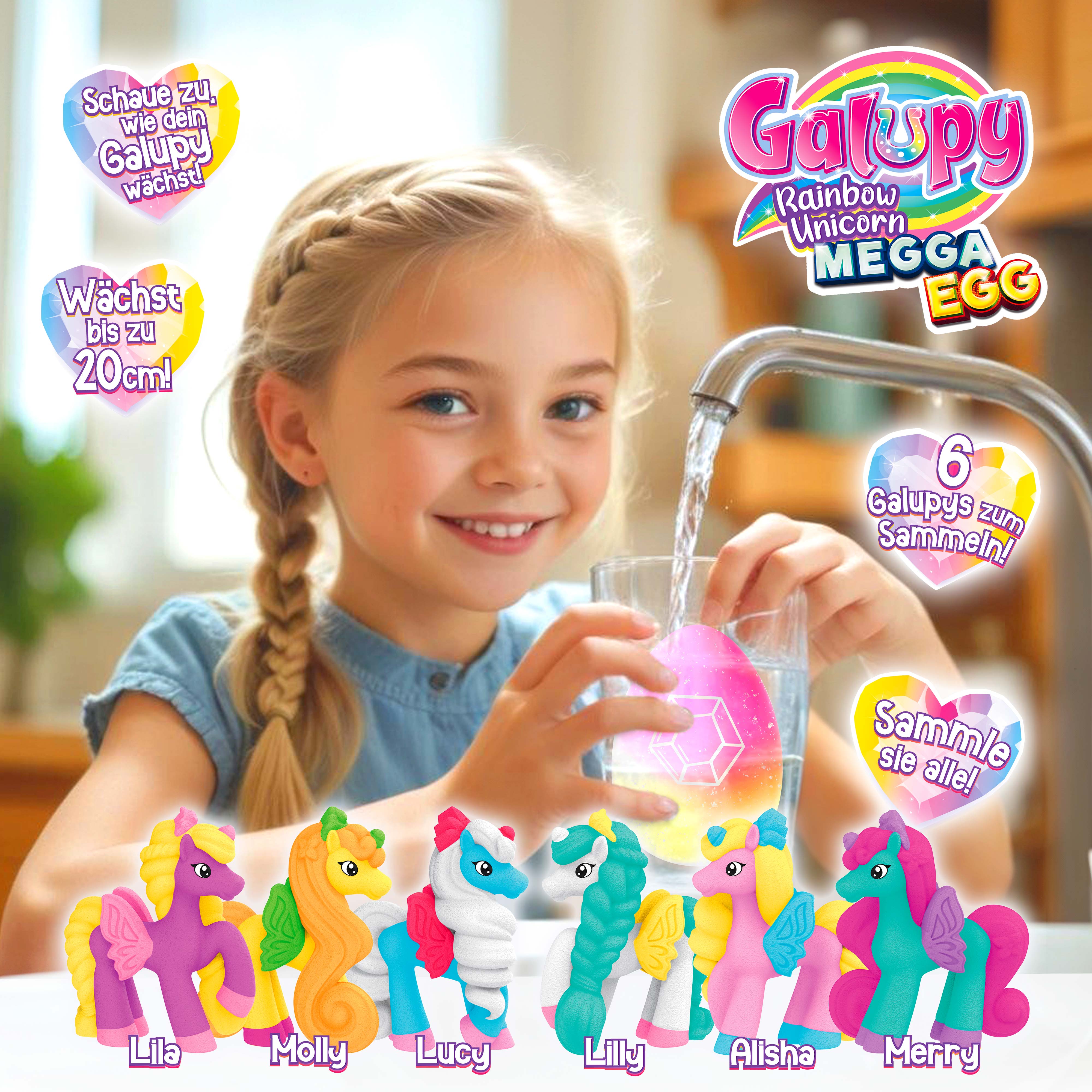 MEGGA EGG - Galupy Rainbow Unicorn