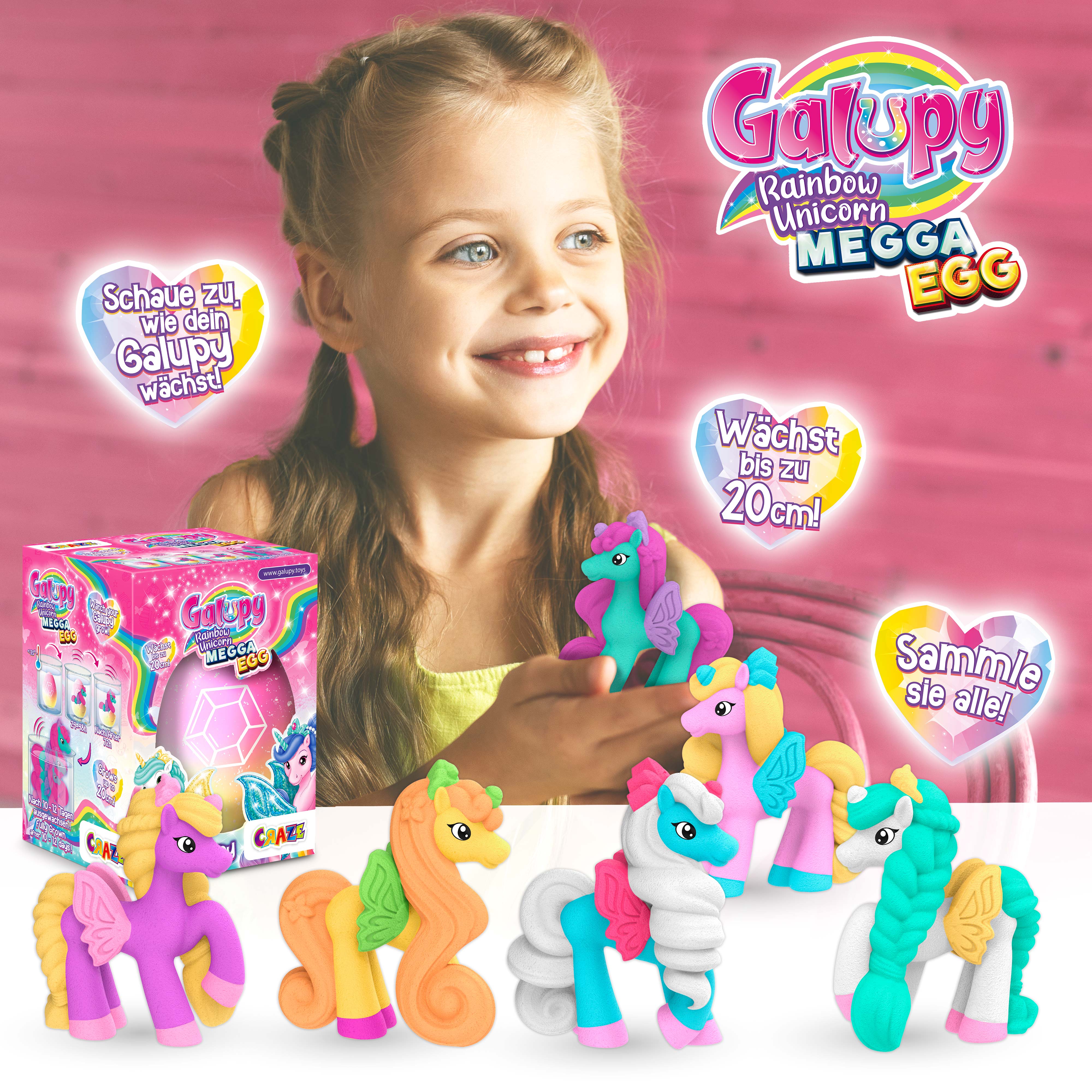 MEGGA EGG - Galupy Rainbow Unicorn