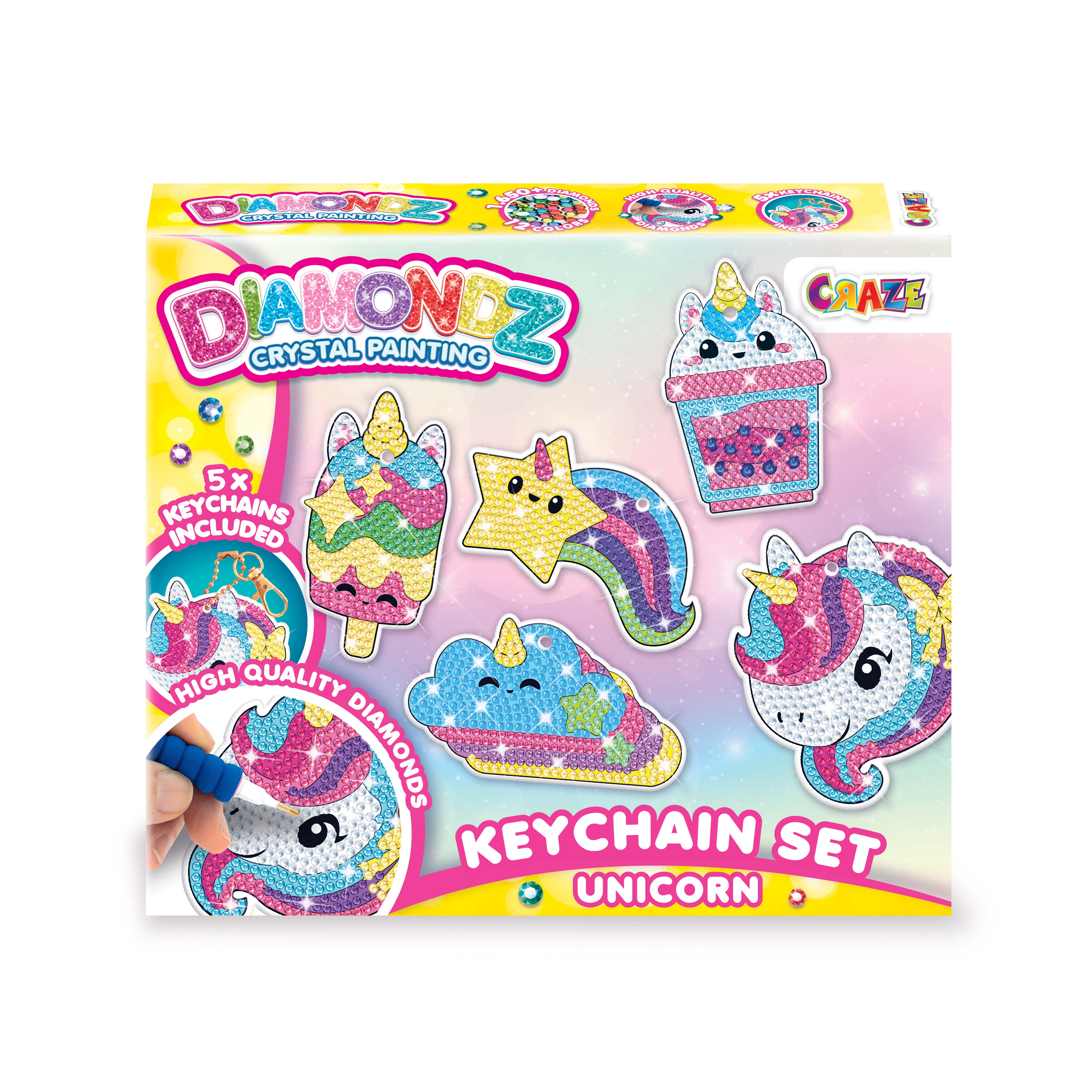 DIAMONDZ - Unicorn Keychain Set