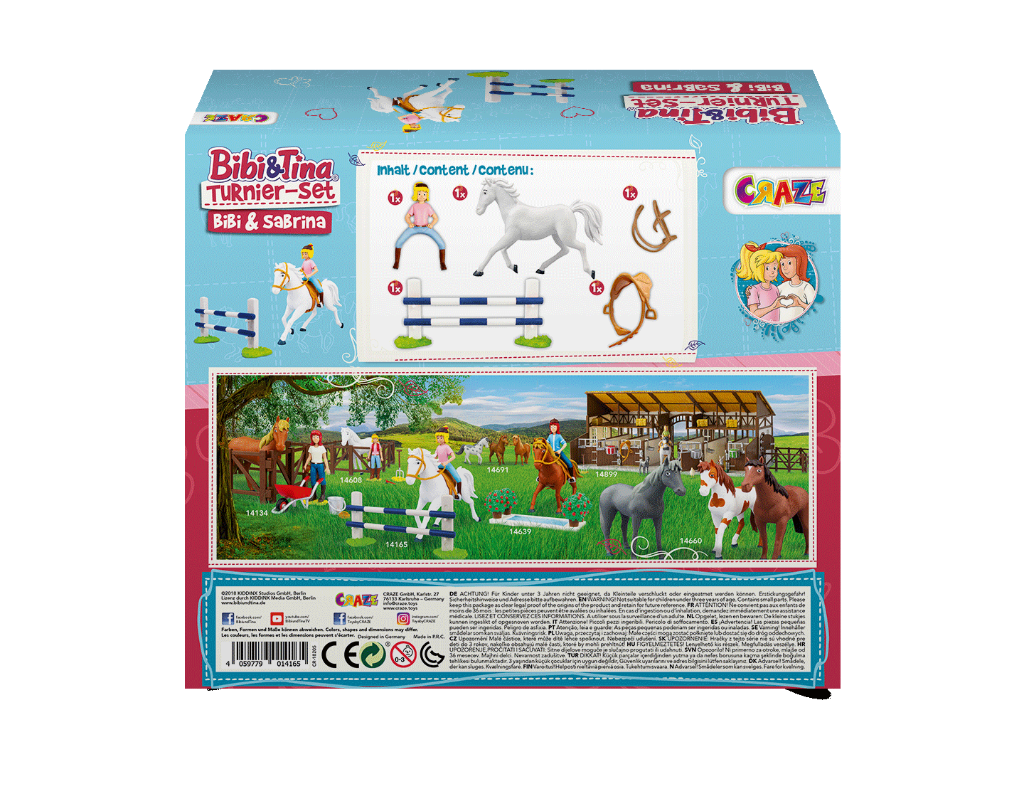 Orecchini Adesivi Bibi & Tina Di CRAZE - Set Con 54 Orecchini Glitterati Per Bambine - Foto 4