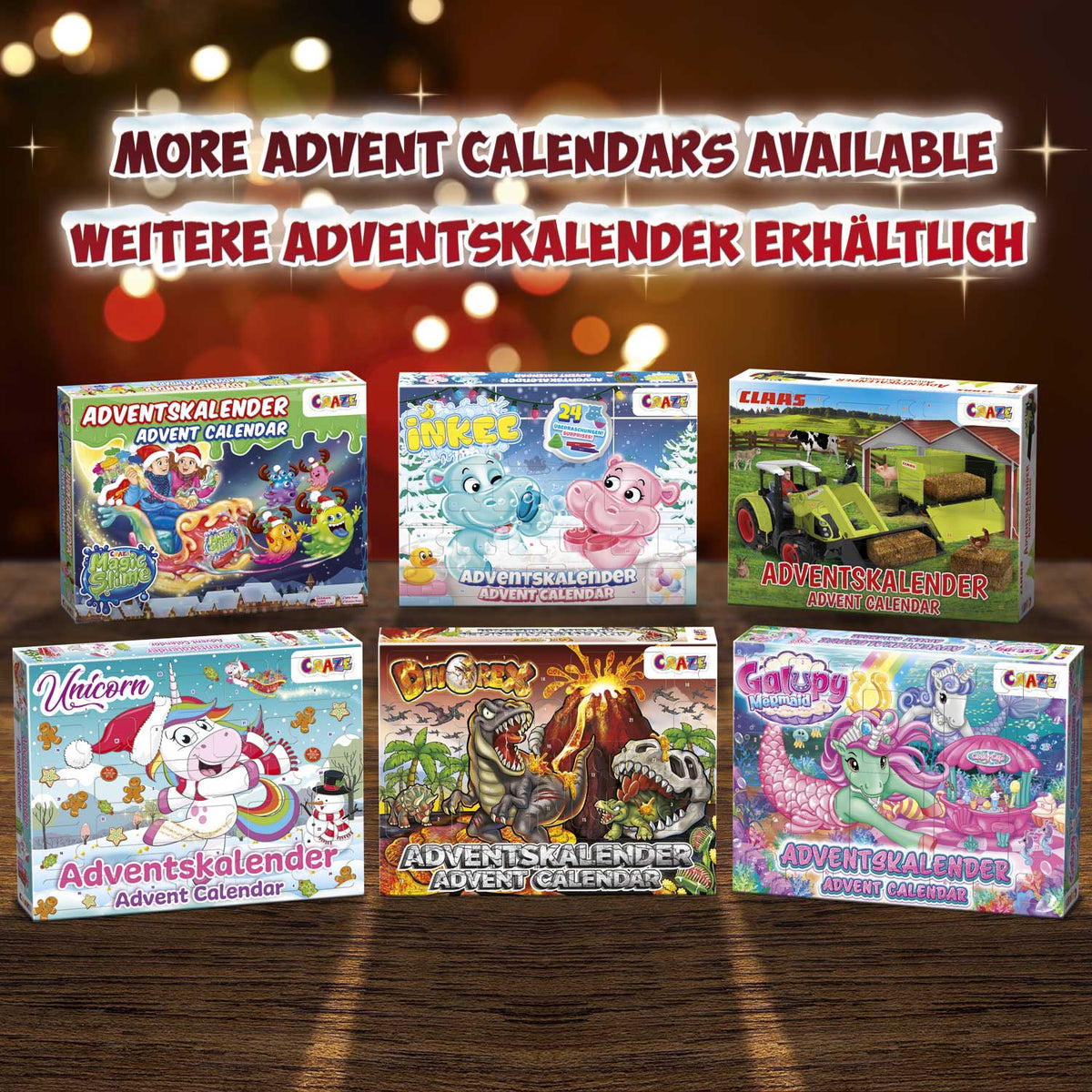 Bibi & Tina Adventskalender für Kinder – 24 Überraschungen mit Figuren & Accessoires | CRAZE