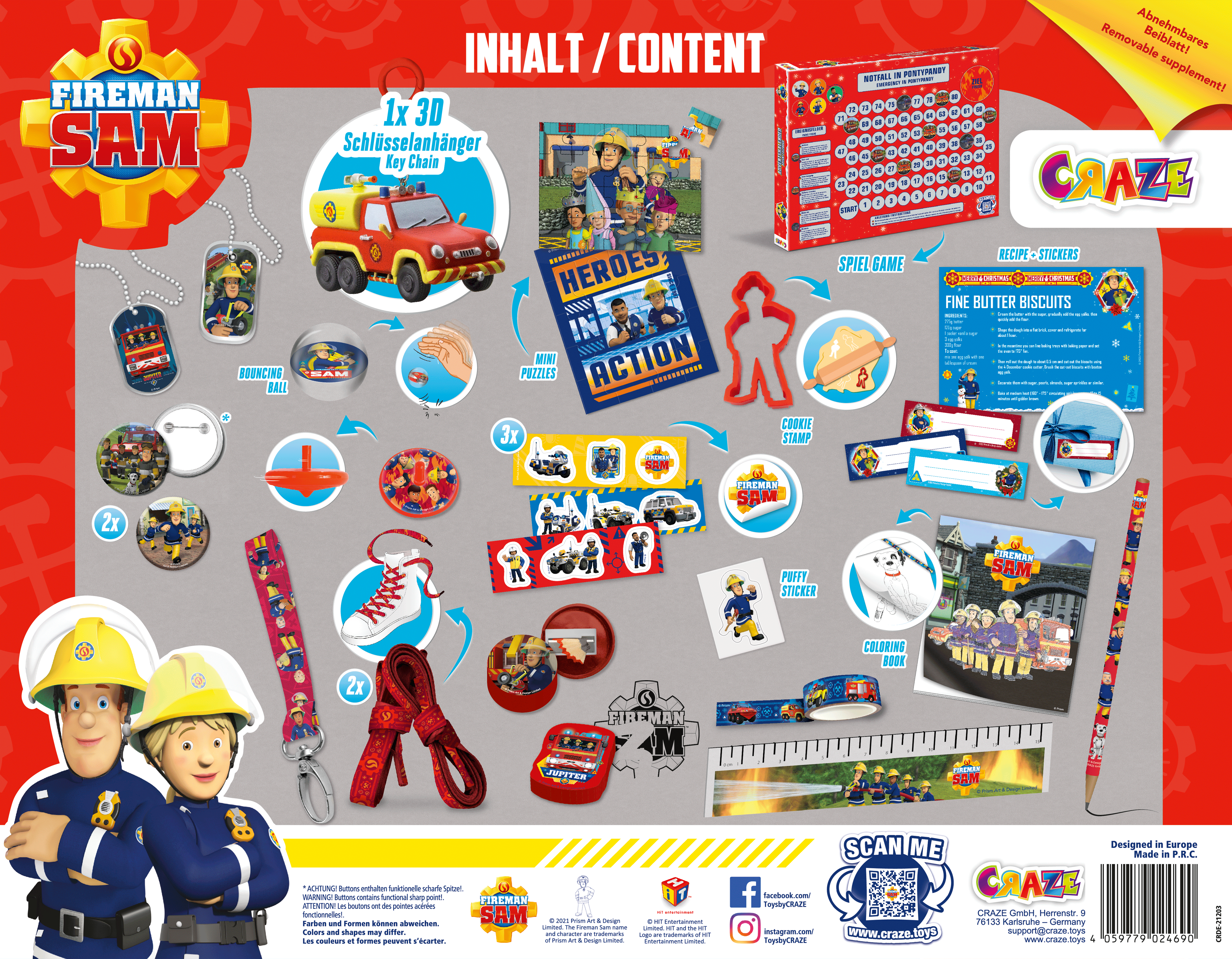 ADVENTSKALENDER - Fireman Sam