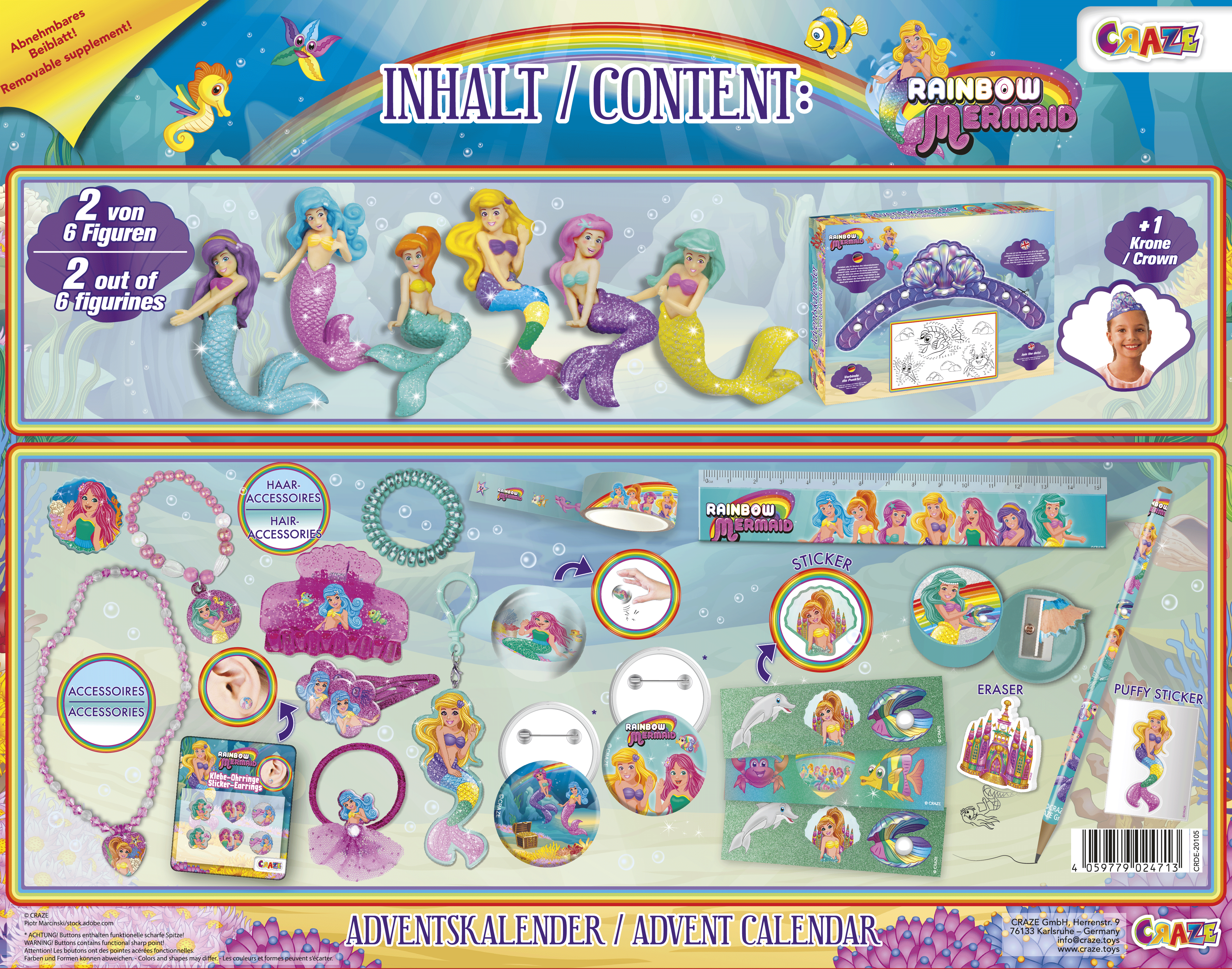 ADVENTSKALENDER - Mermaid