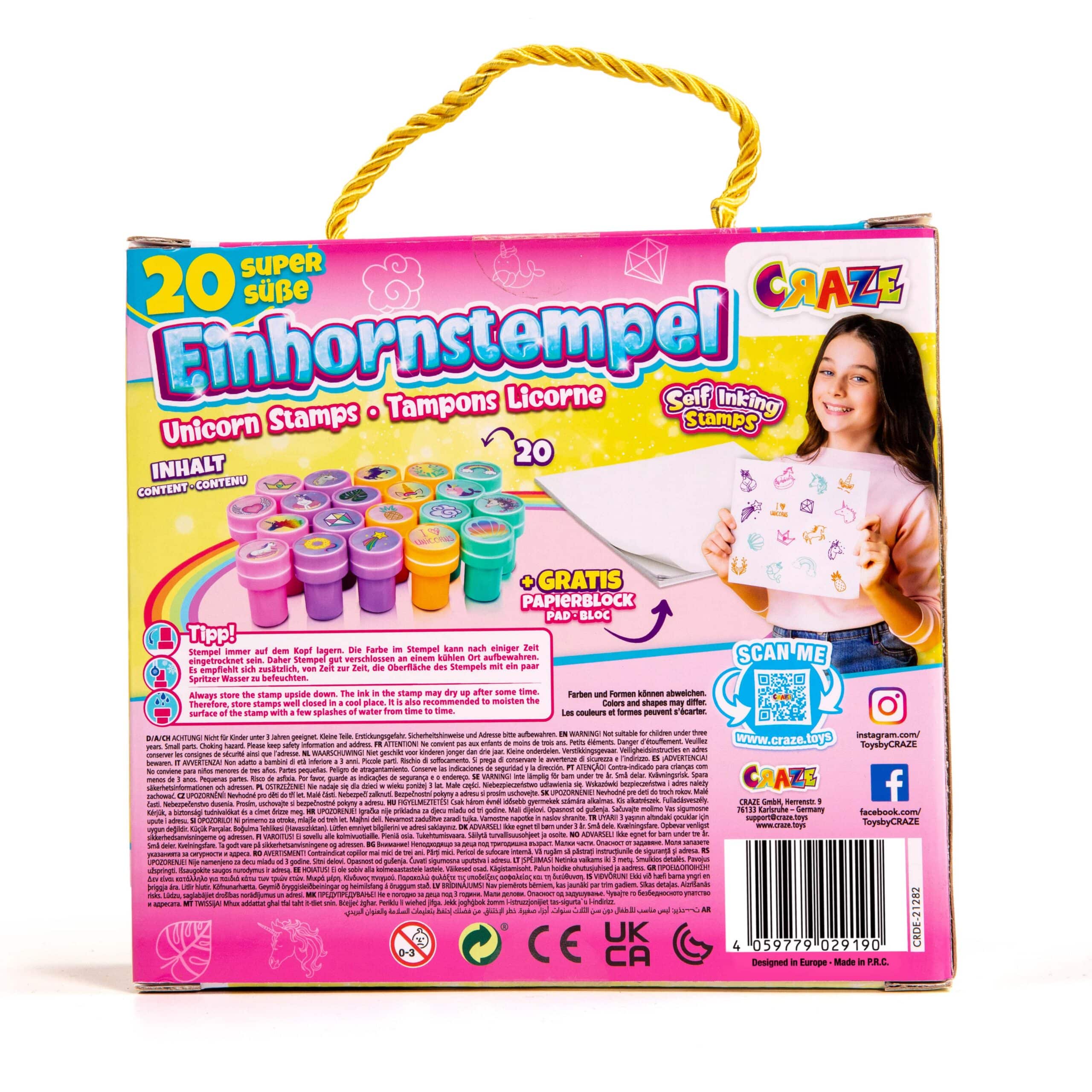 STAMPS - Einhornstempelkoffer