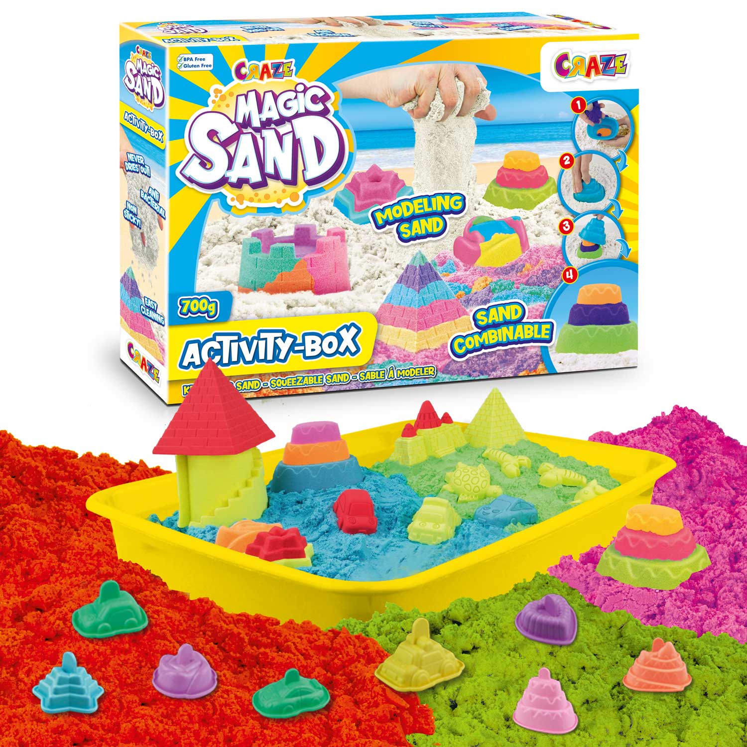 MAGIC SAND - Activity Box – CRAZE TOYS