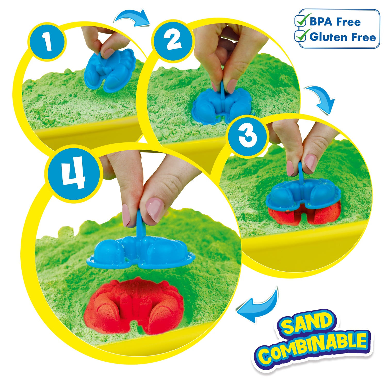 MAGIC SAND - Nachfüllpack Gelb