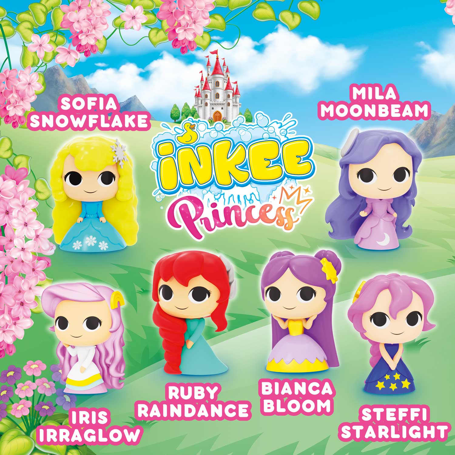 INKEE - Princess-Figur Überraschungs-Badekugel
