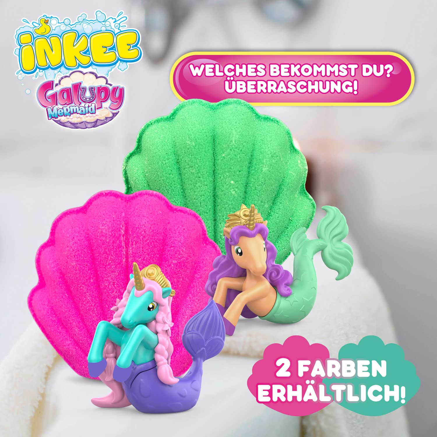 INKEE - Galupy Mermaid Überraschungs-Badekugel