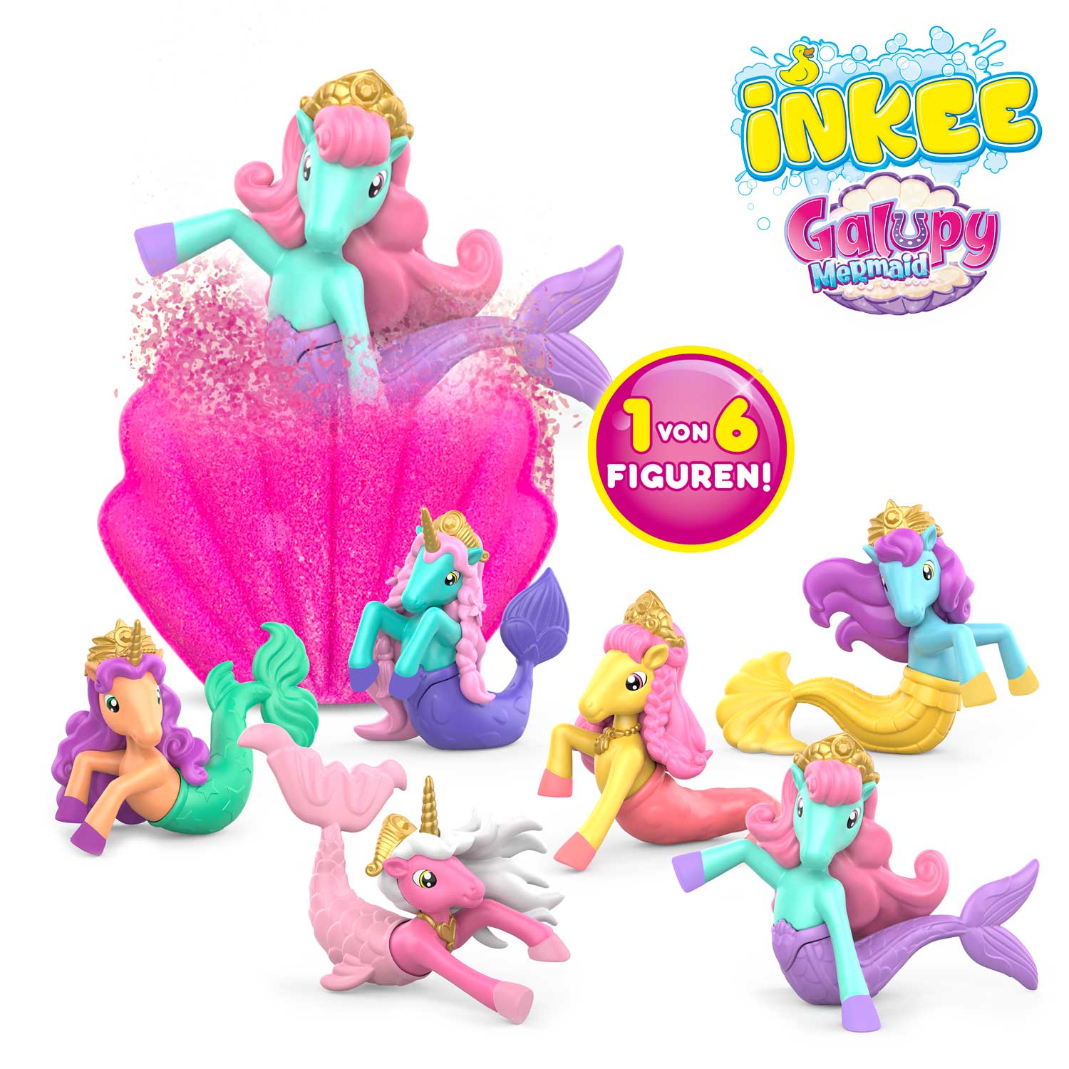 INKEE - Galupy Mermaid Überraschungs-Badekugel