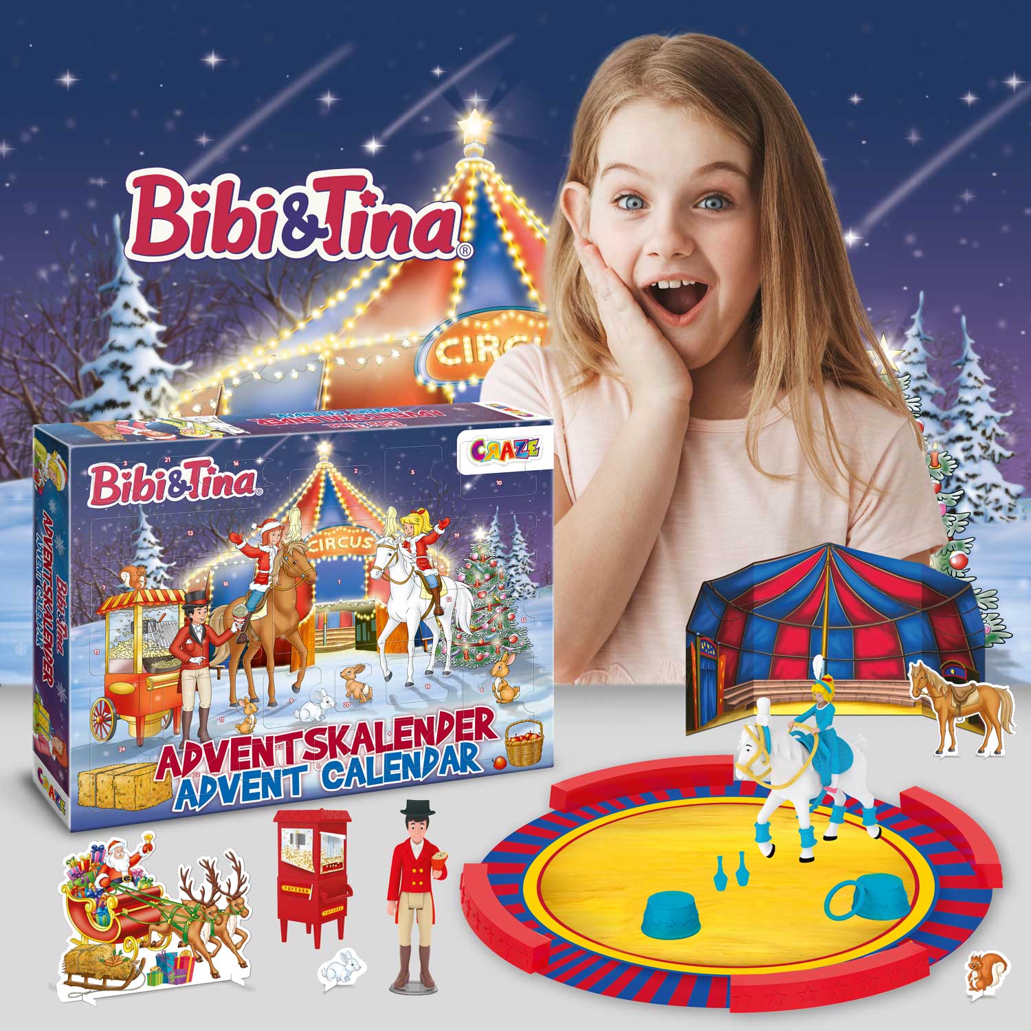 ADVENTSKALENDER - Xmas Circus B&T