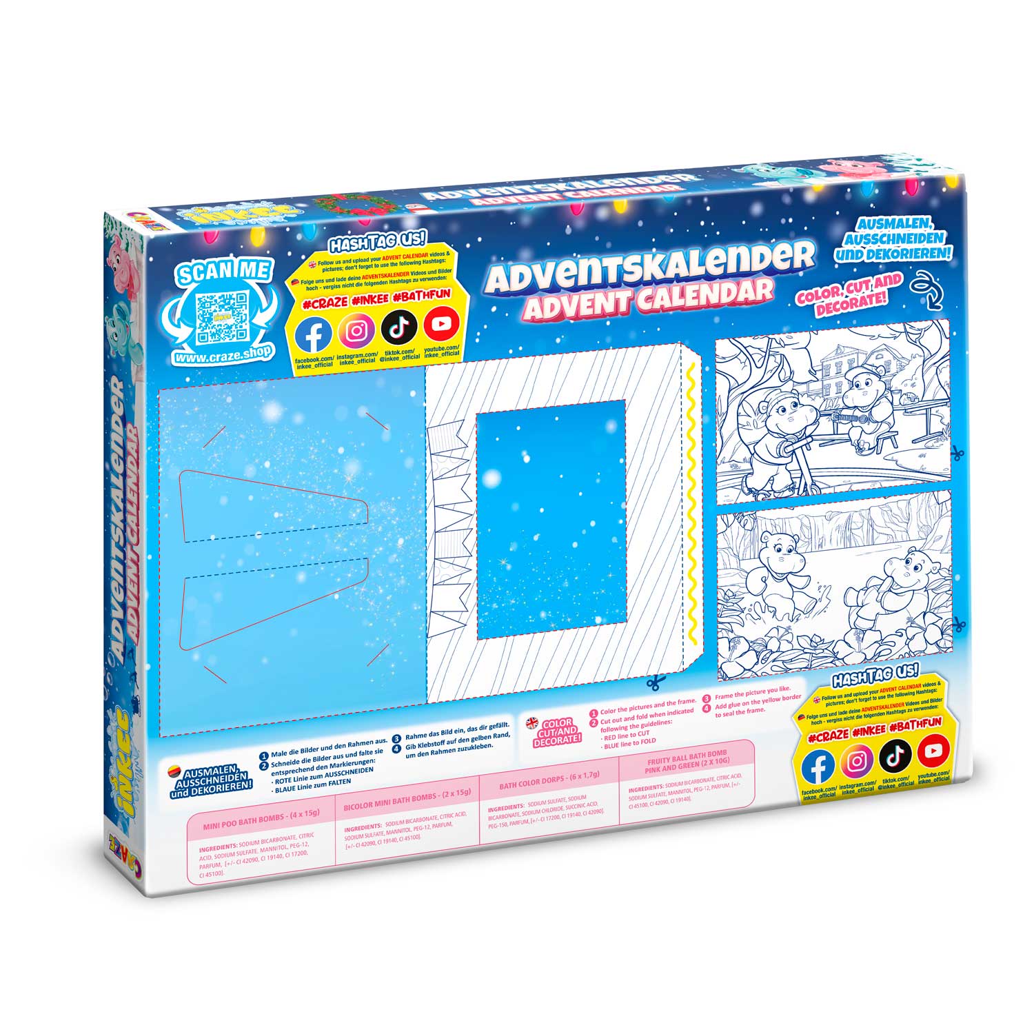 ADVENTSKALENDER - INKEE FUN BOX