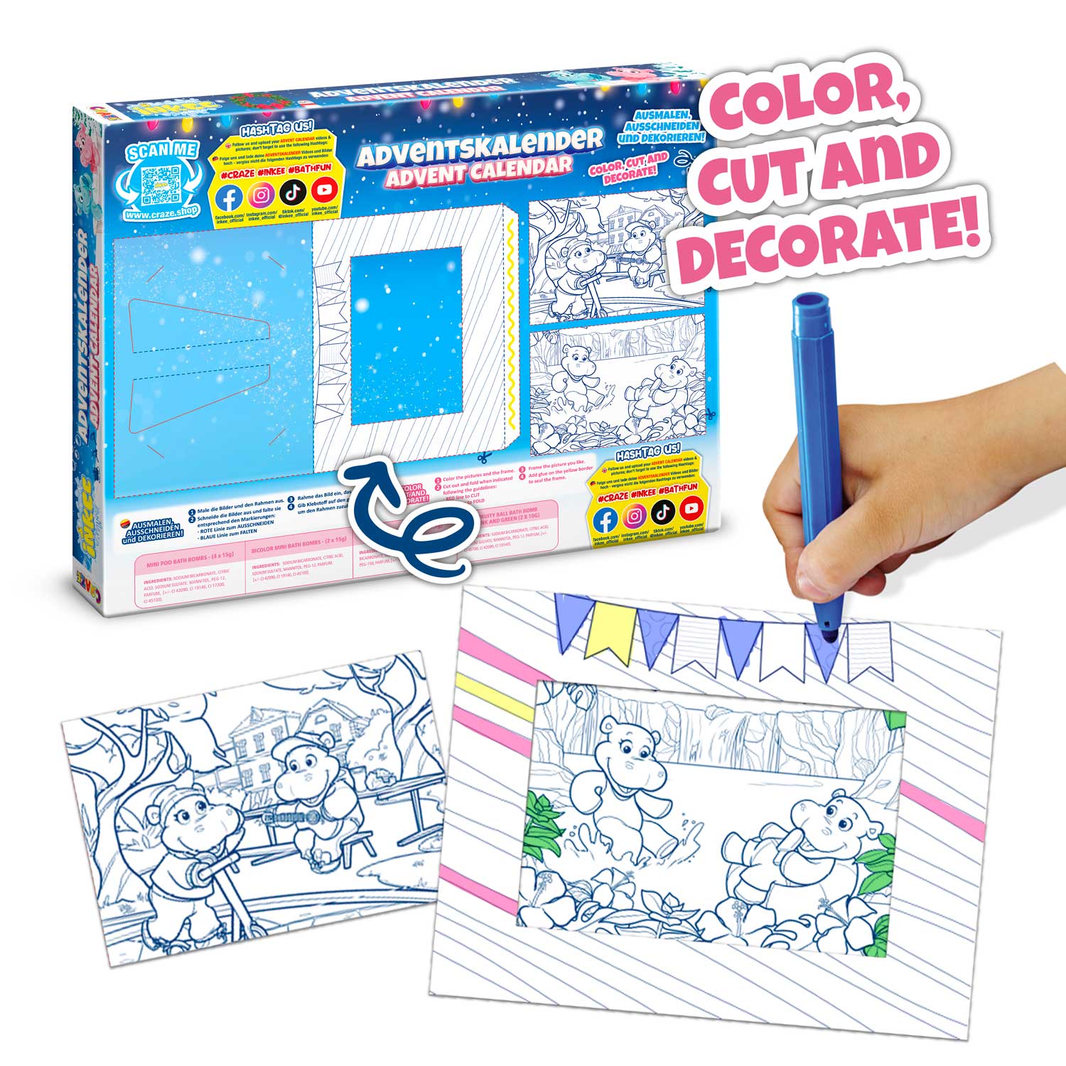 ADVENTSKALENDER - INKEE FUN BOX