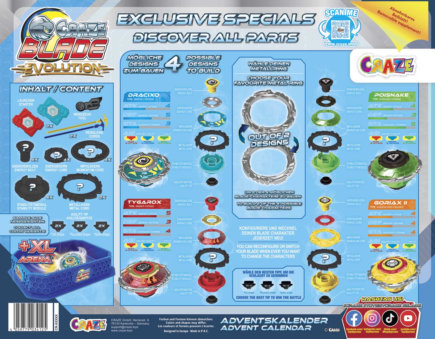 ADVENTSKALENDER - CRAZE Blade Evolution