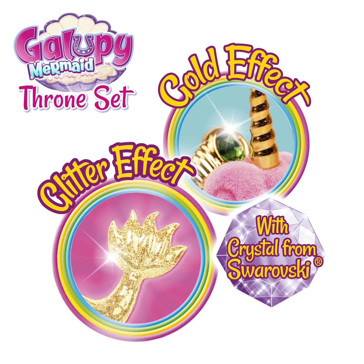 GALUPY MERMAID - Throne Set