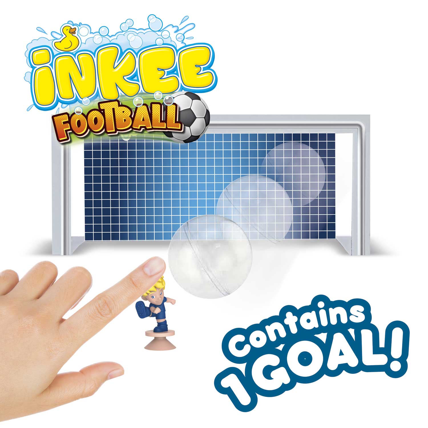 INKEE - Fußball Überraschungs-Badekugel