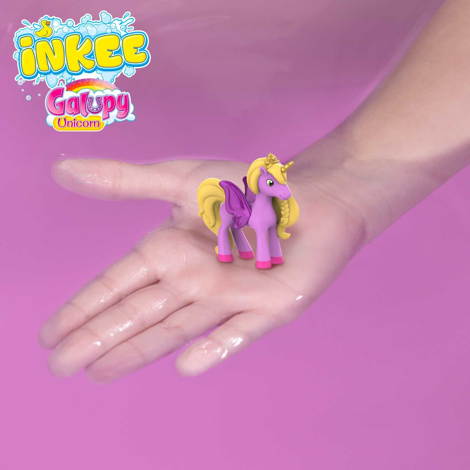 INKEE - Galupy Unicorn Überraschungs-Badekugel