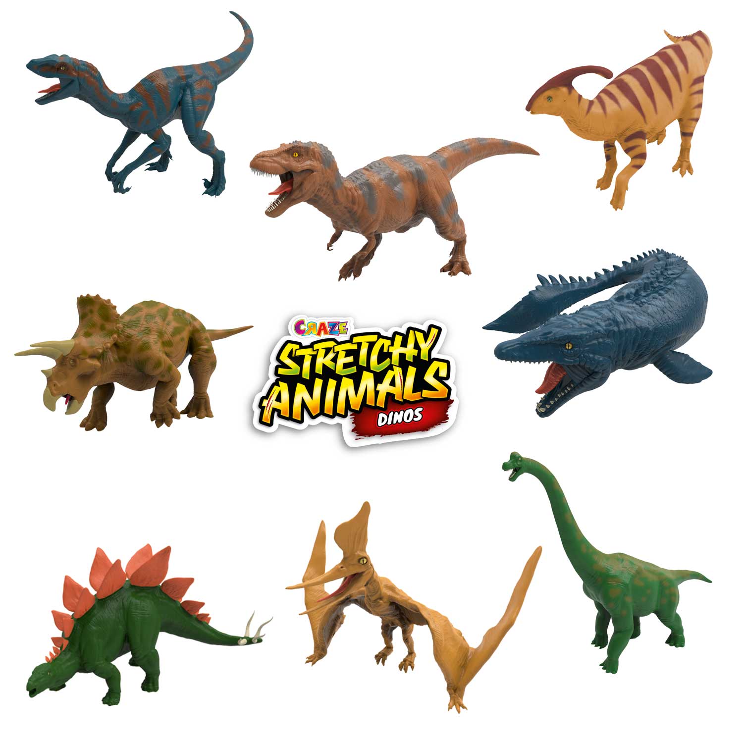 STRETCHY ANIMALS - Dinos