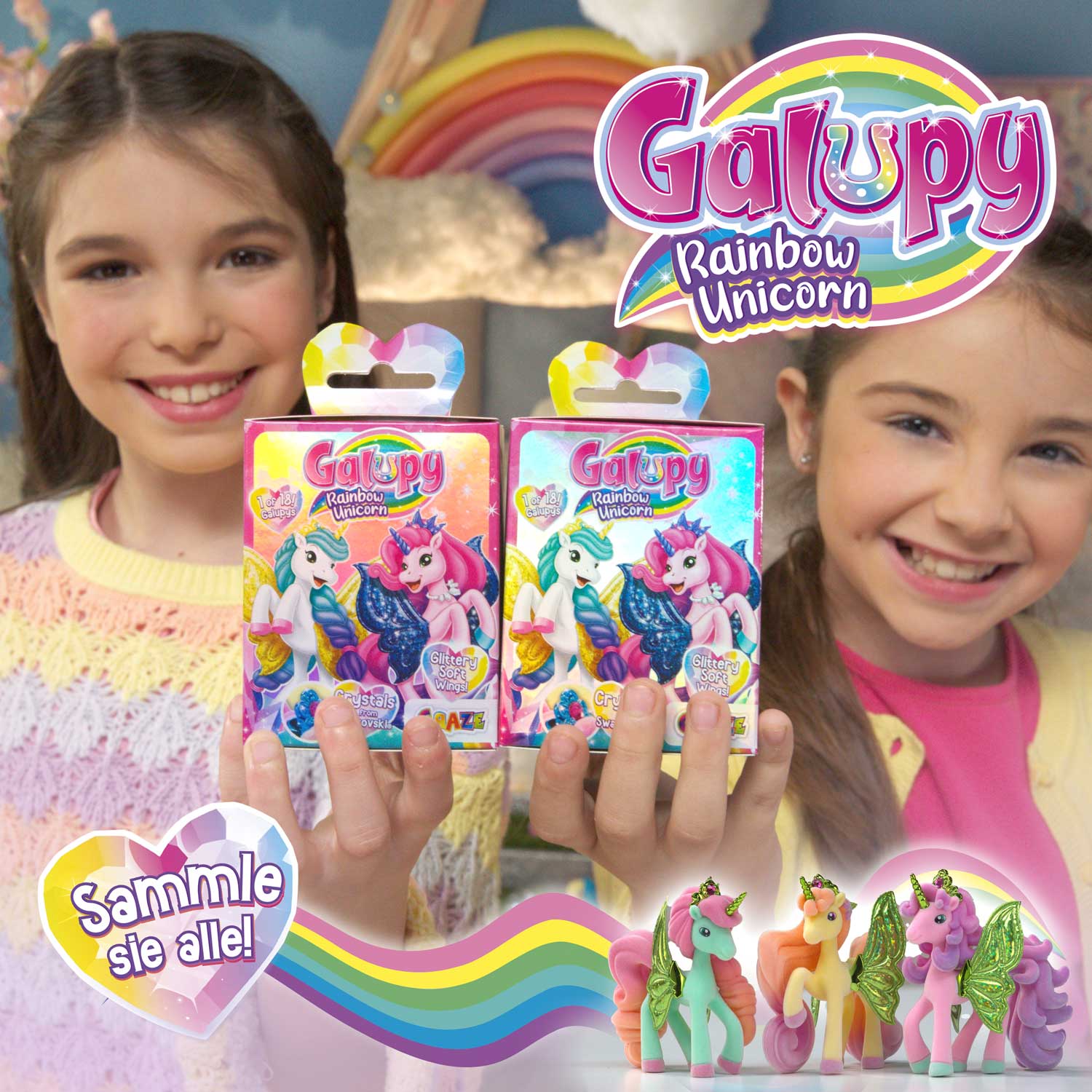 GALUPY RAINBOW UNICORN - Collectible Figures – CRAZE TOYS