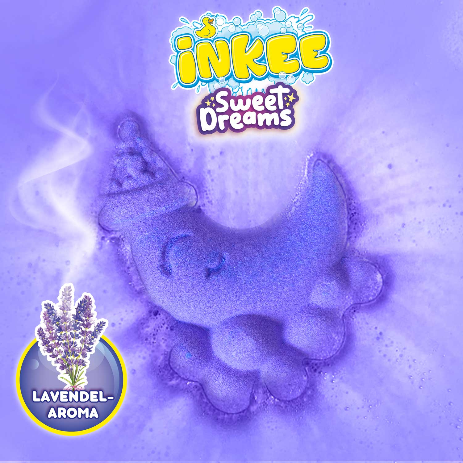 INKEE - Sweet Dreams Schaumige Mond-Badebombe