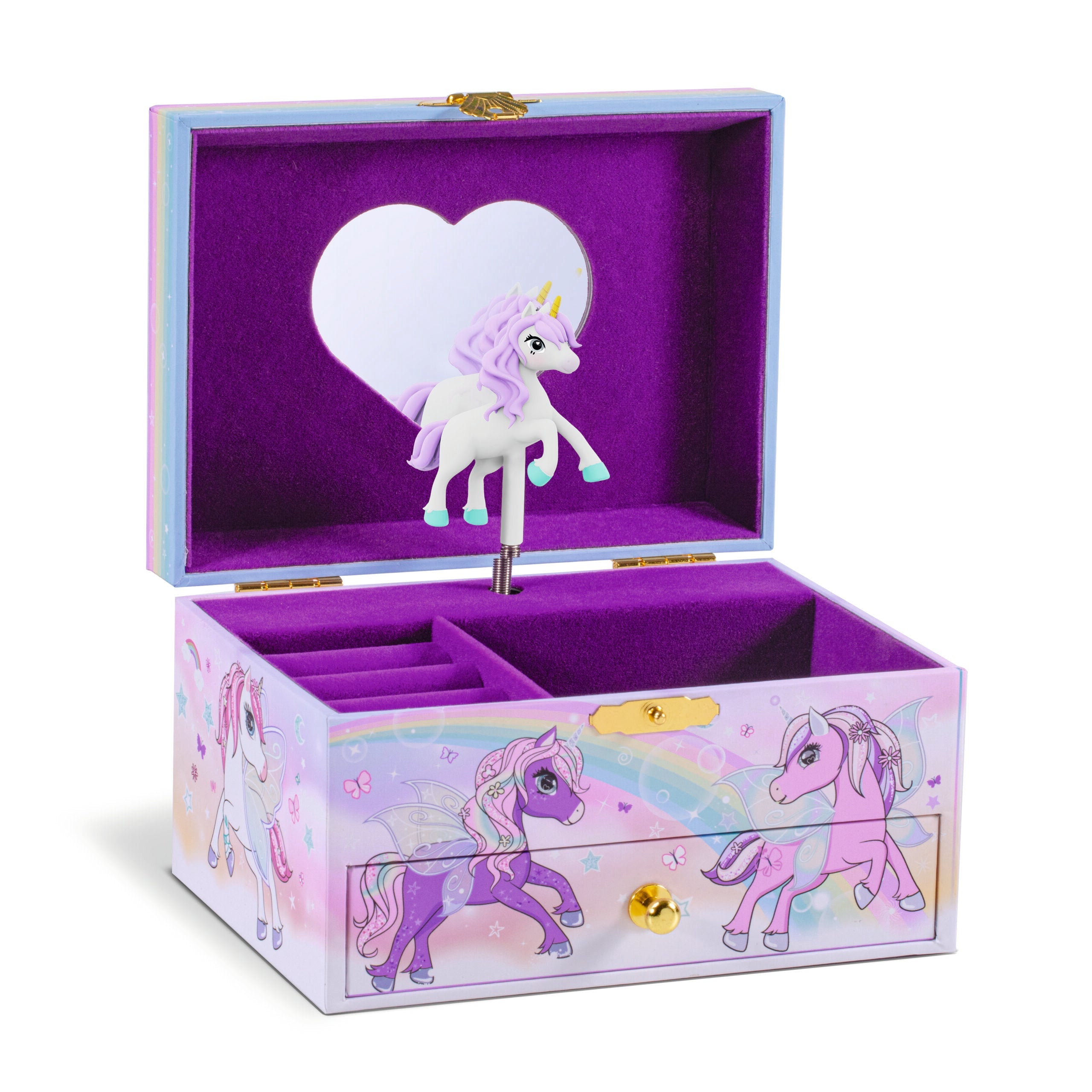 Unicorn Kinder-Schmuckkästchen mit Spieluhr