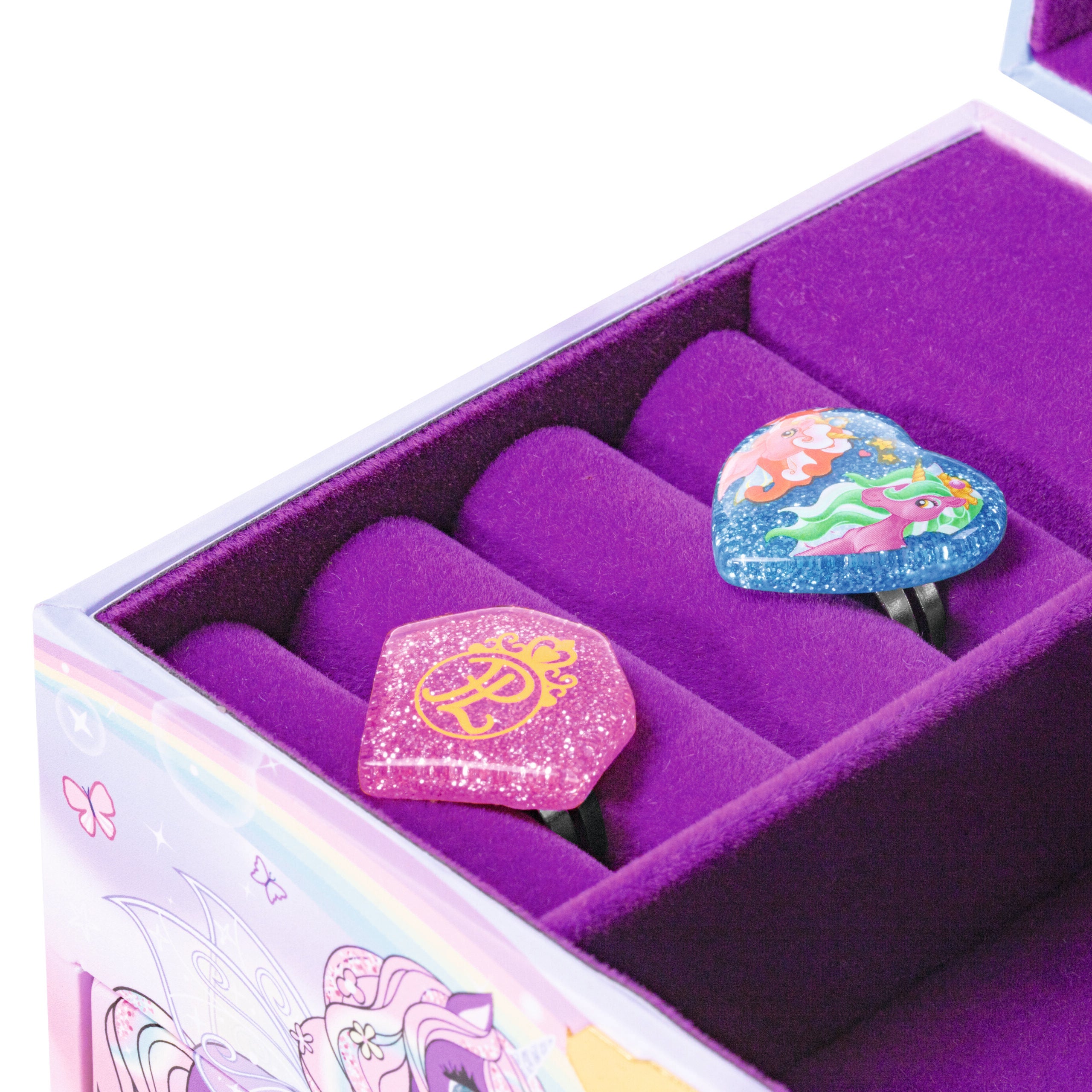 Unicorn Kinder-Schmuckkästchen mit Spieluhr