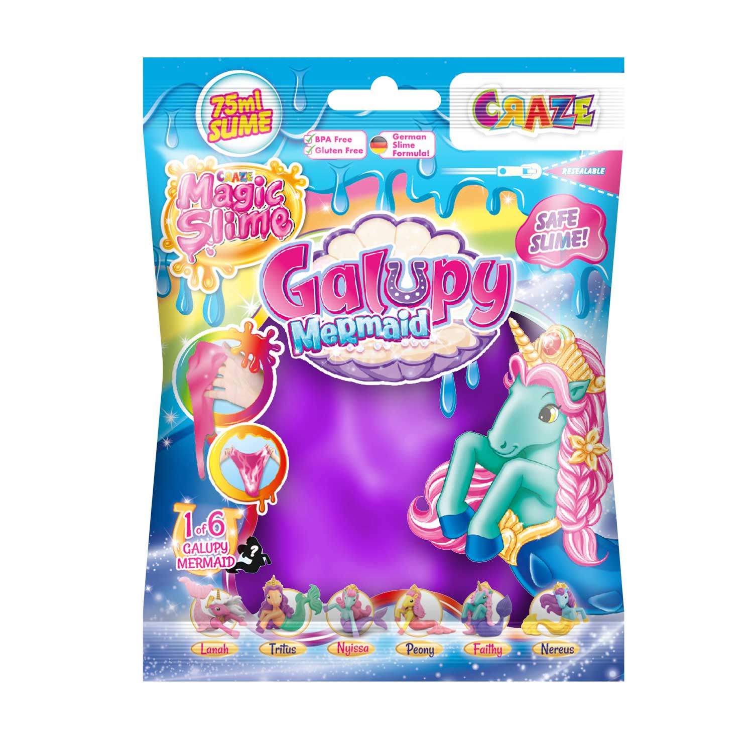 MAGIC SLIME - Bag Surprise Galupy Mermaid