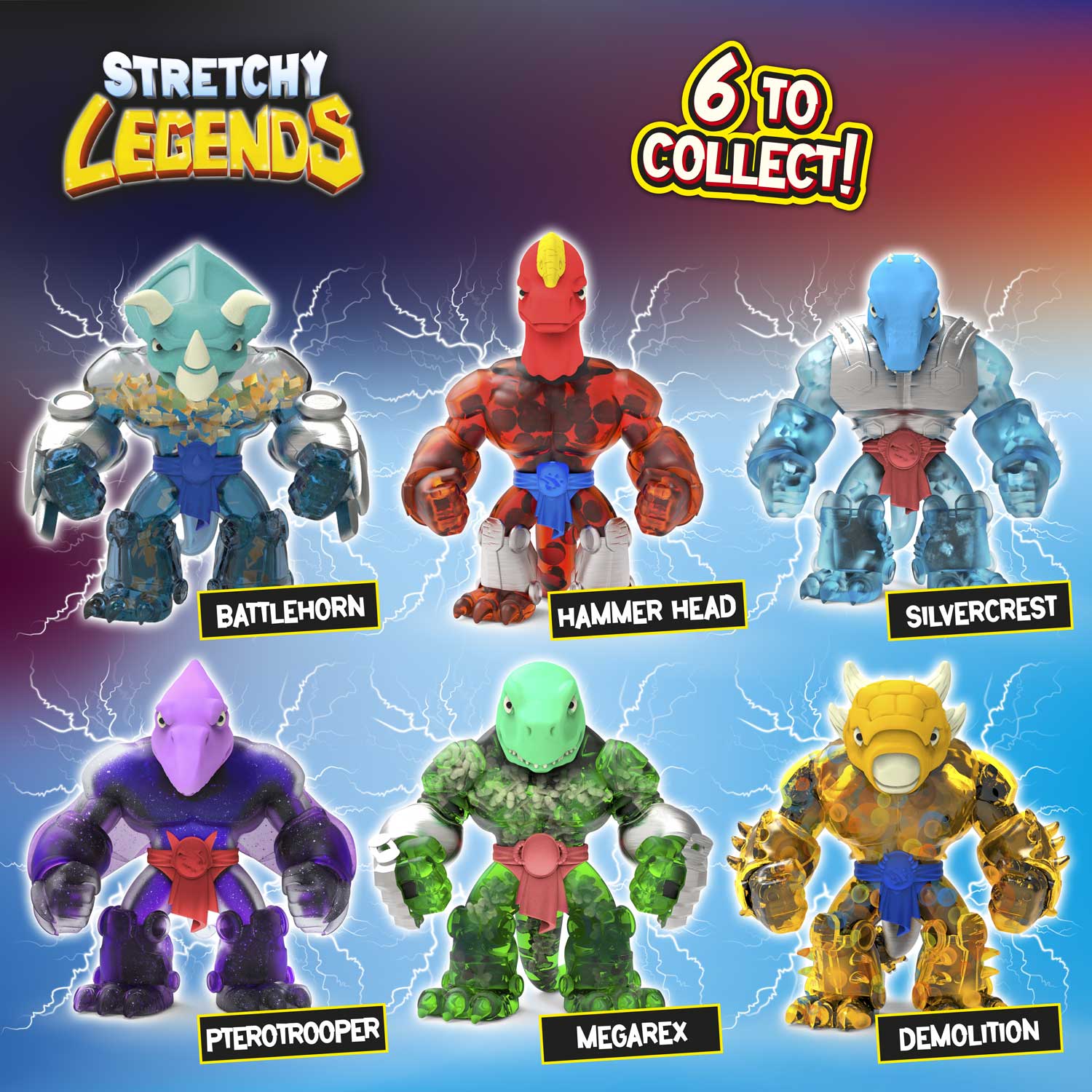 MEGAREX, VNGD 3点セット STRETCHY LEGENDS - Megarex – CRAZE TOYS