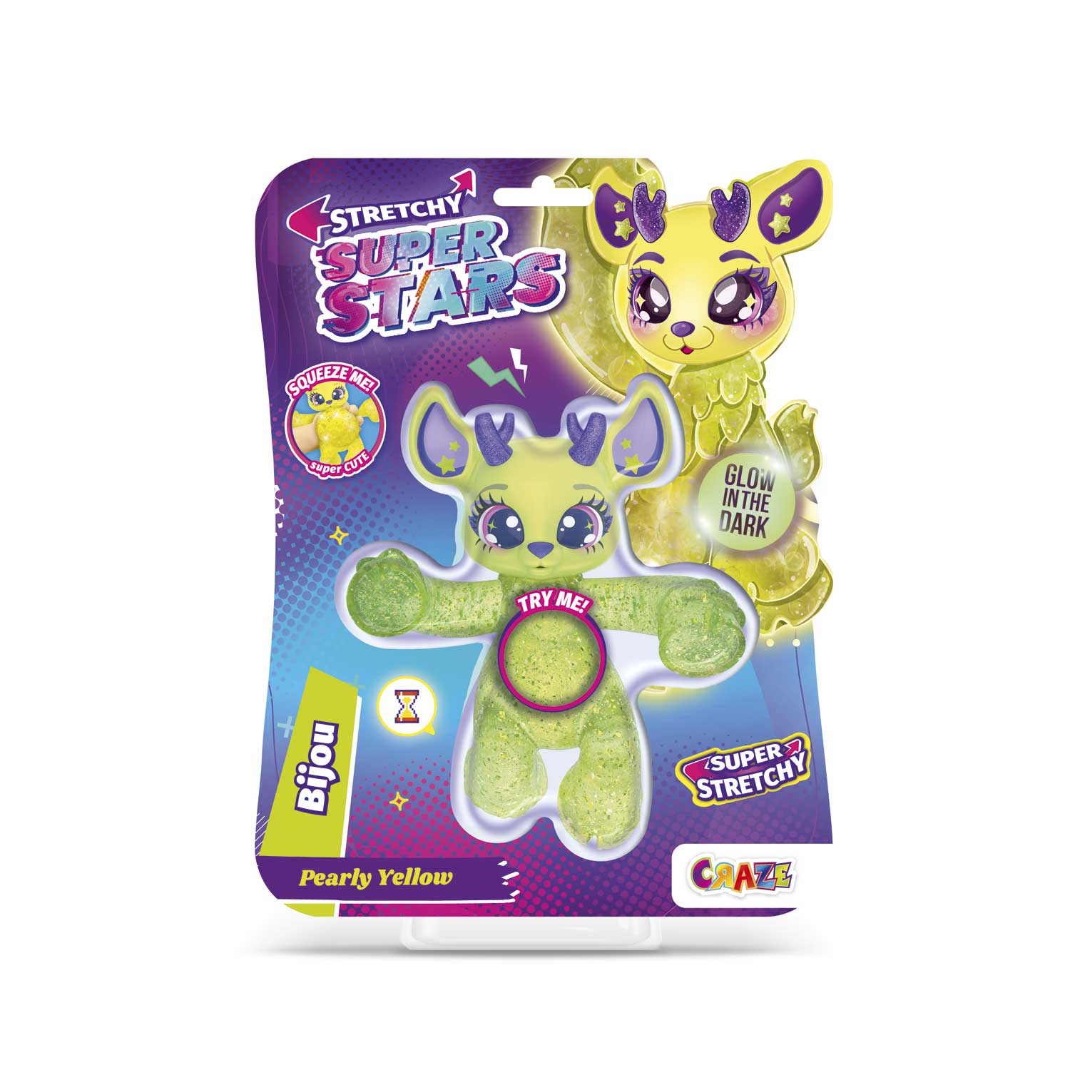 STRETCHY SUPERSTARS - Bijou – CRAZE TOYS