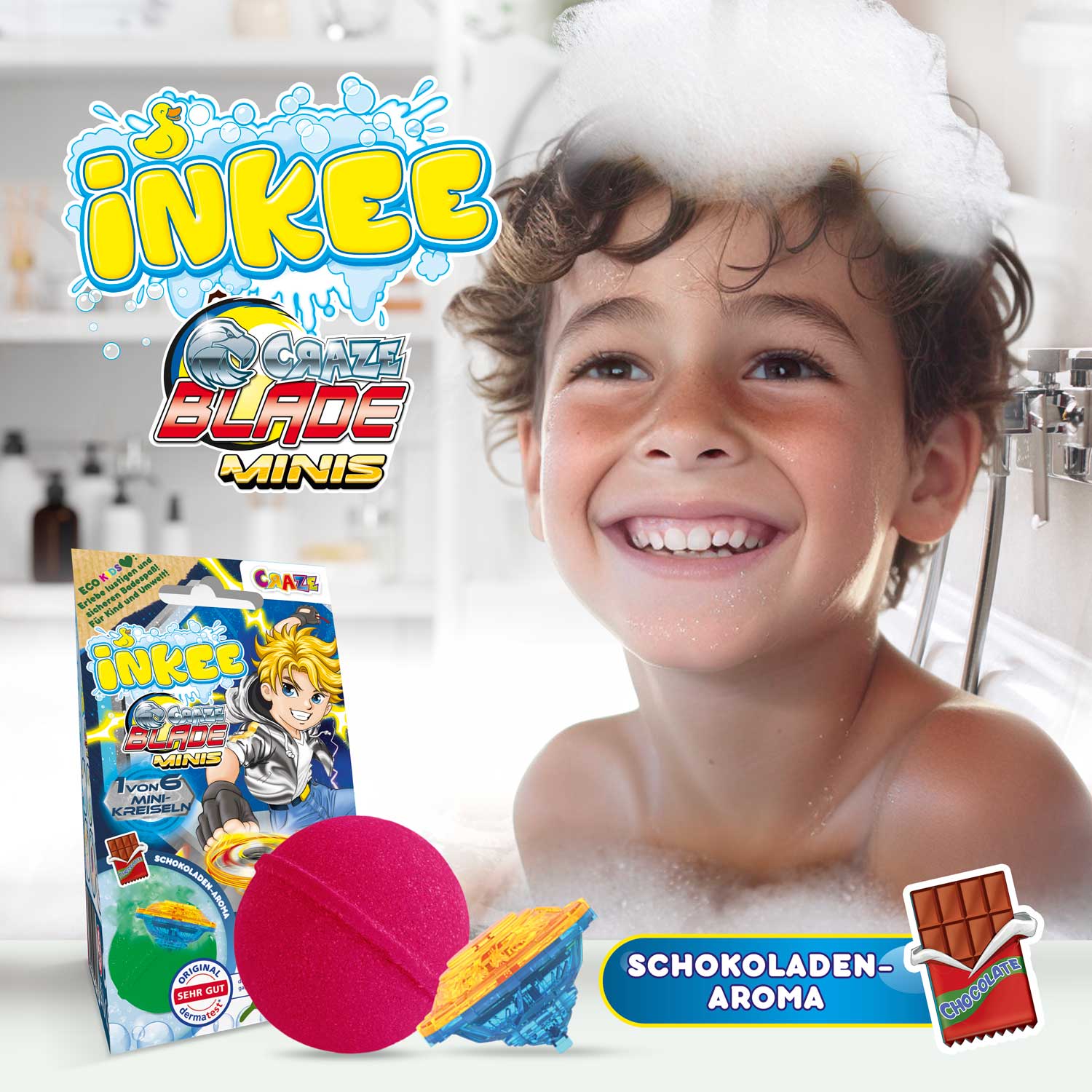 INKEE - Blade Überraschungs-Badekugel