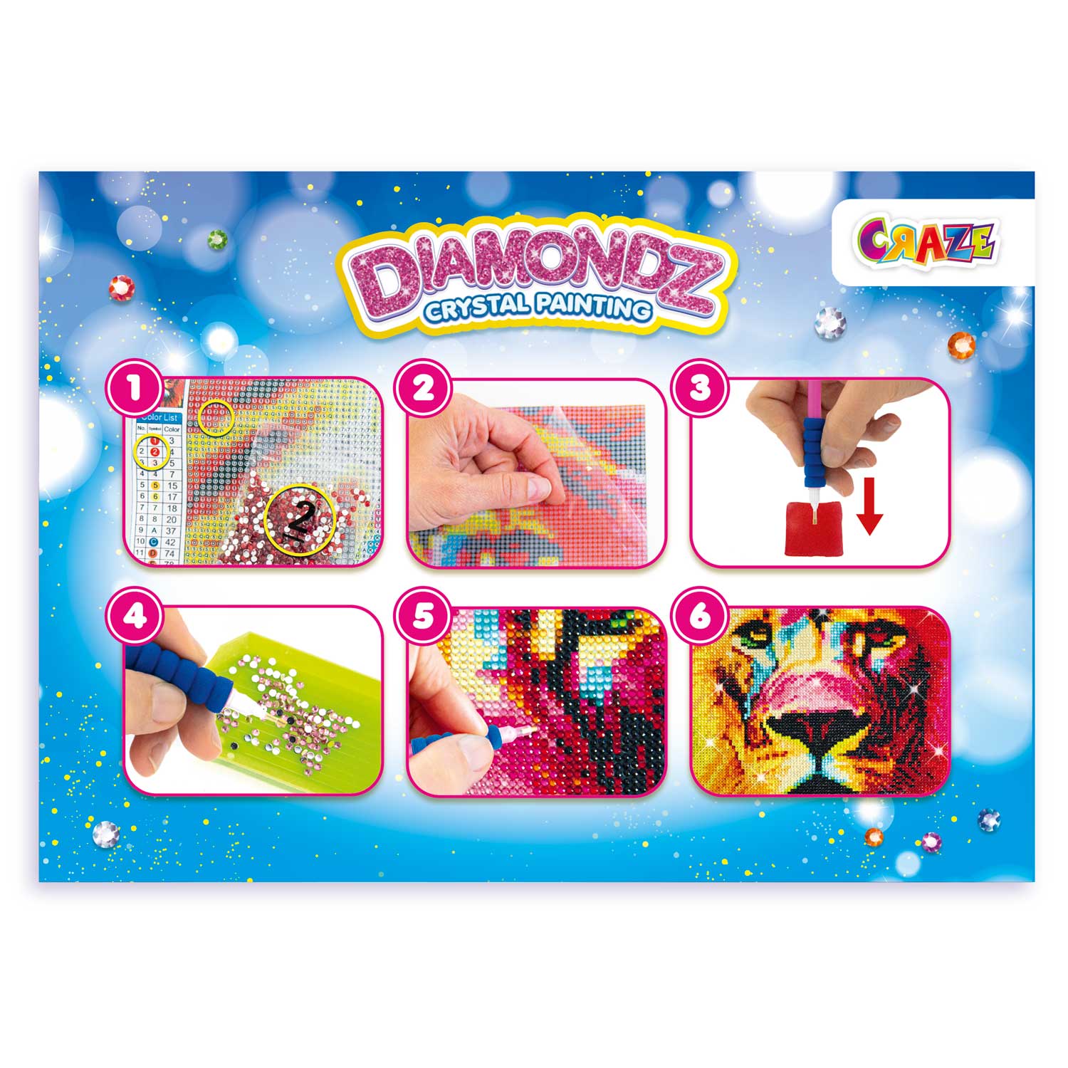 DIAMONDZ - Picture Set Lion – CRAZE TOYS