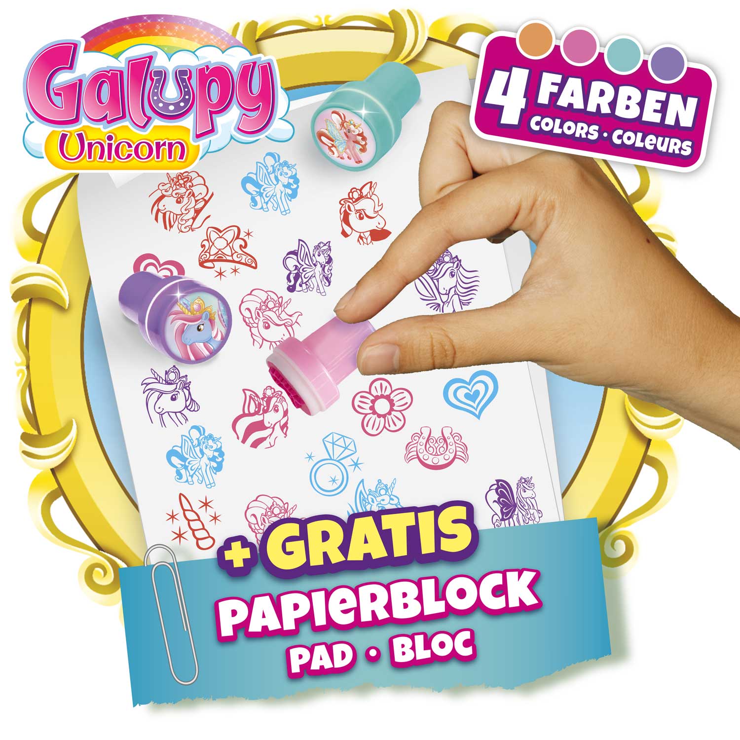 STAMPS - Galupy Unicorn Stempelkoffer