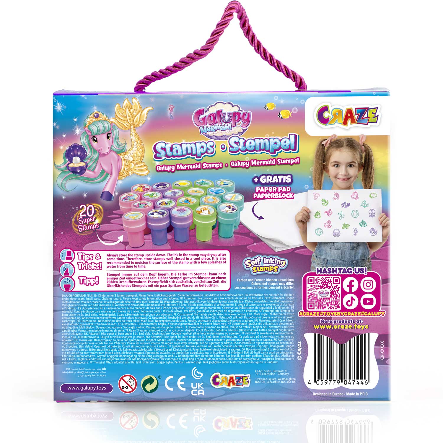 STAMPS - Galupy Mermaid Stempelkoffer