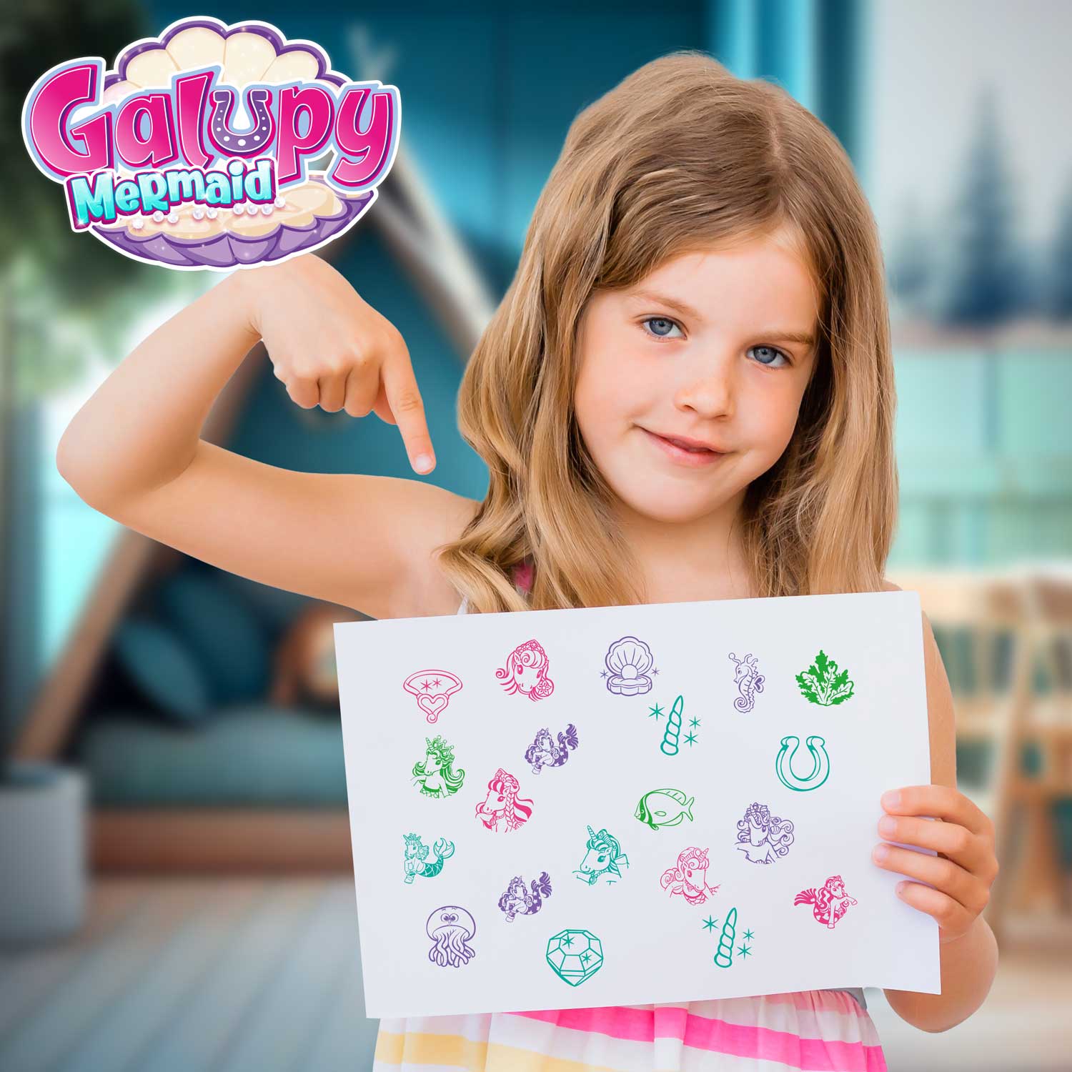 STAMPS - Galupy Mermaid Stempelkoffer
