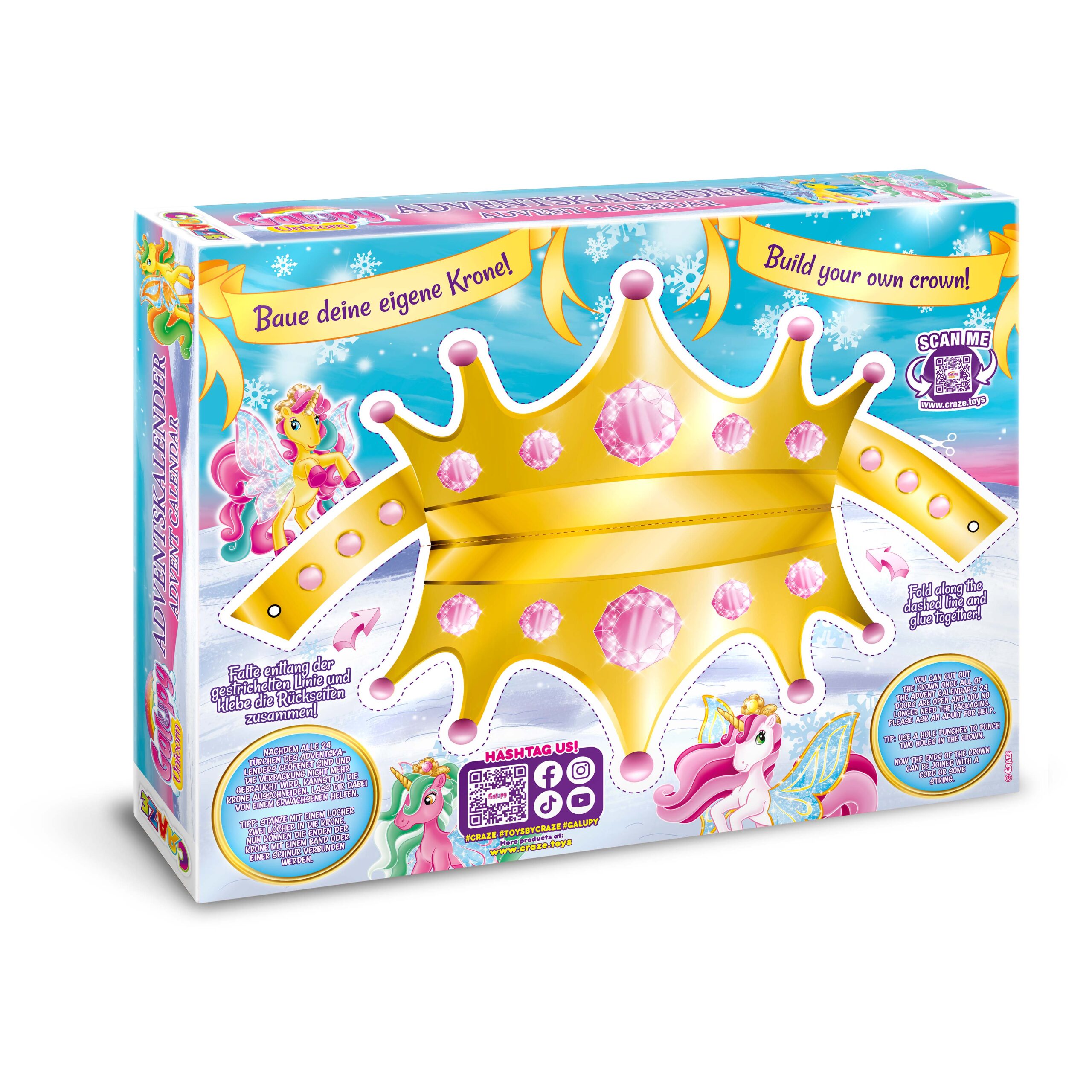 ADVENT CALENDAR - Galupy Unicorn – CRAZE TOYS