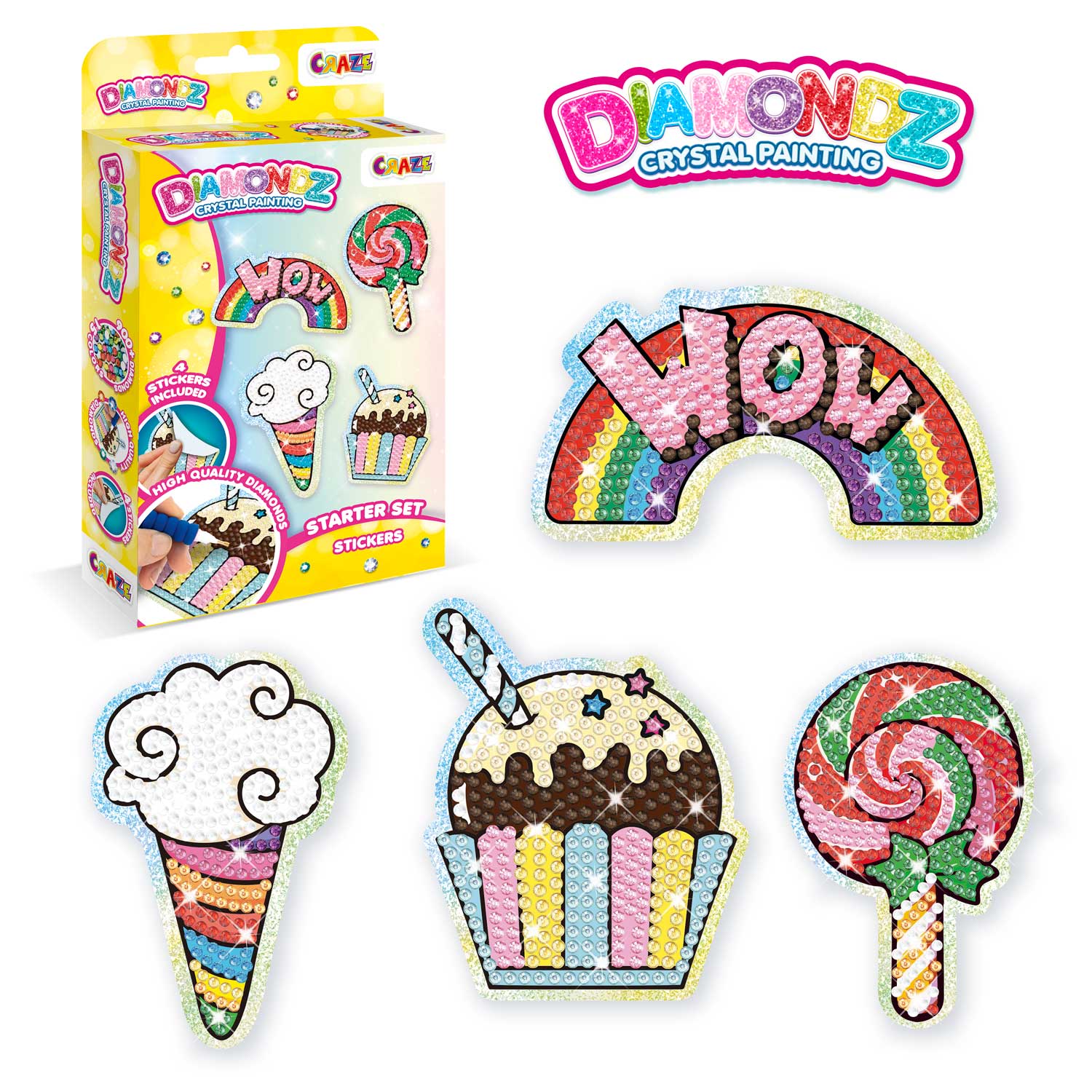 DIAMONDZ - Anfänger Set Stickers – CRAZE TOYS