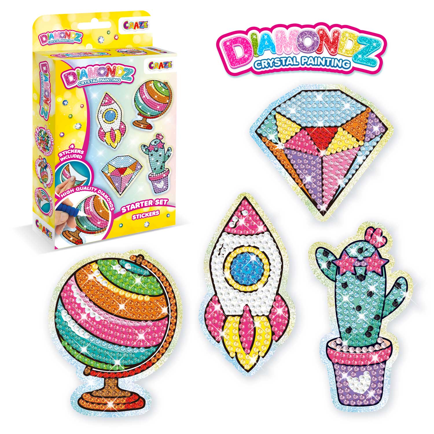DIAMONDZ - Beginner Set Stickers – CRAZE TOYS