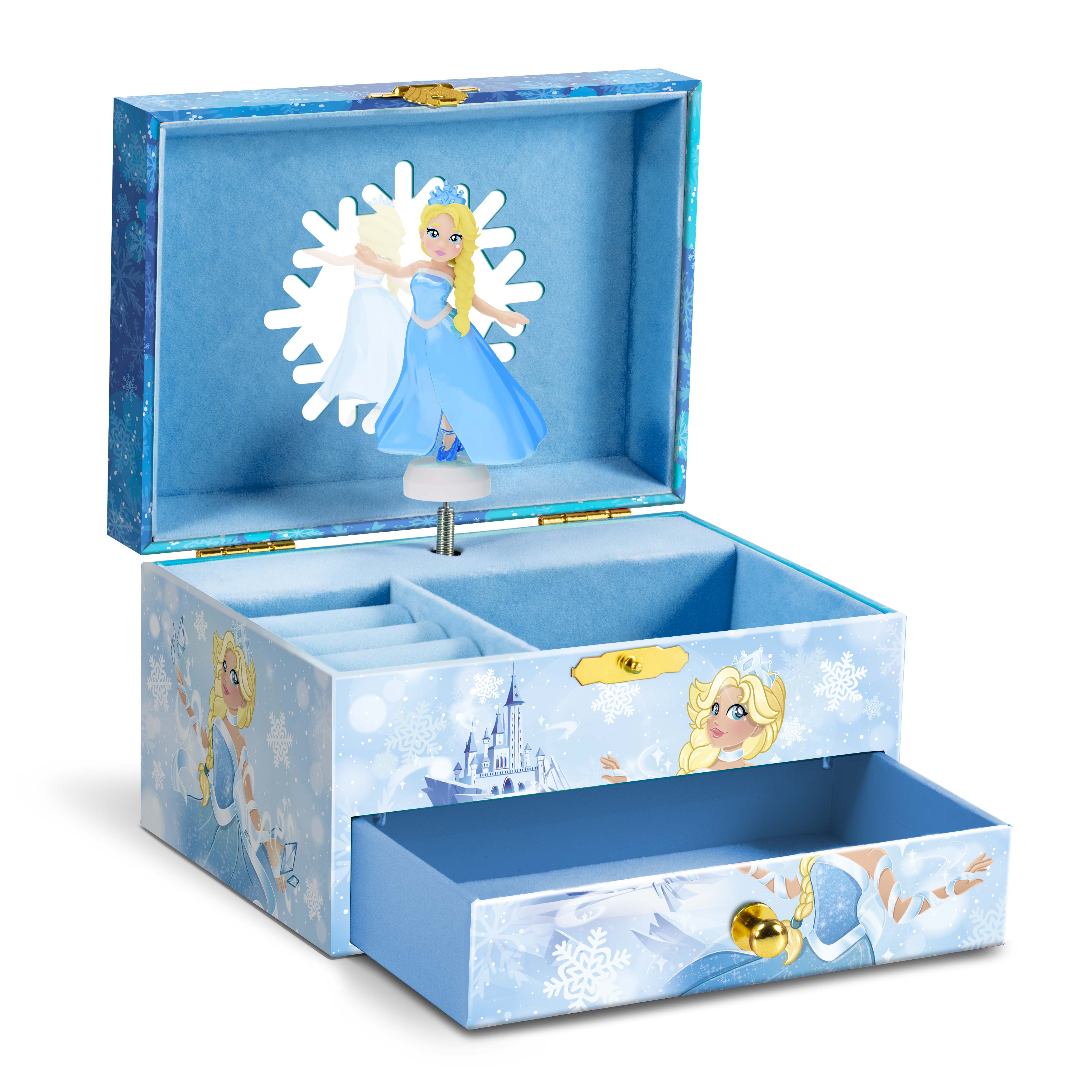 Prinzessin Kinder-Schmuckkästchen mit Spieluhr
