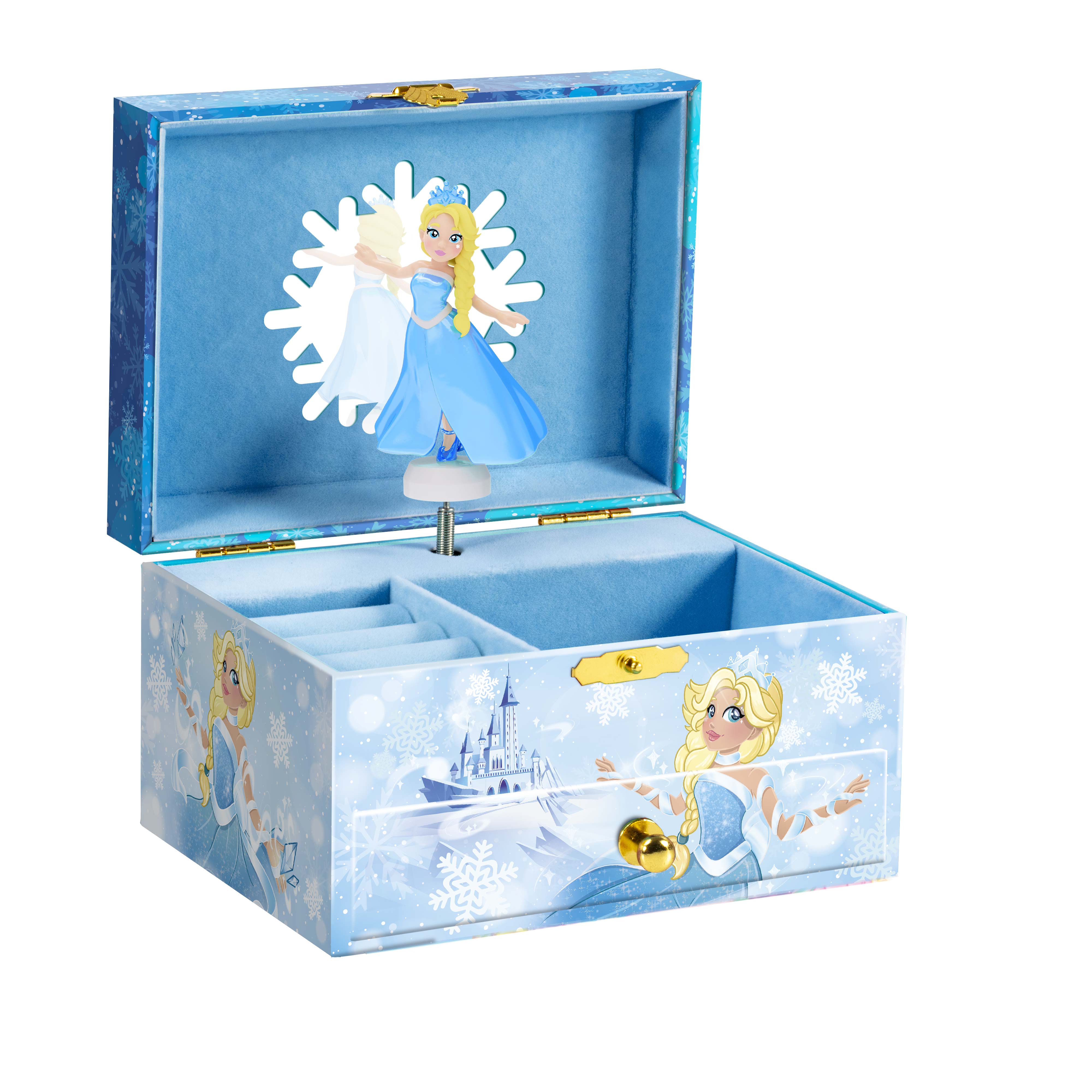Prinzessin Kinder-Schmuckkästchen mit Spieluhr