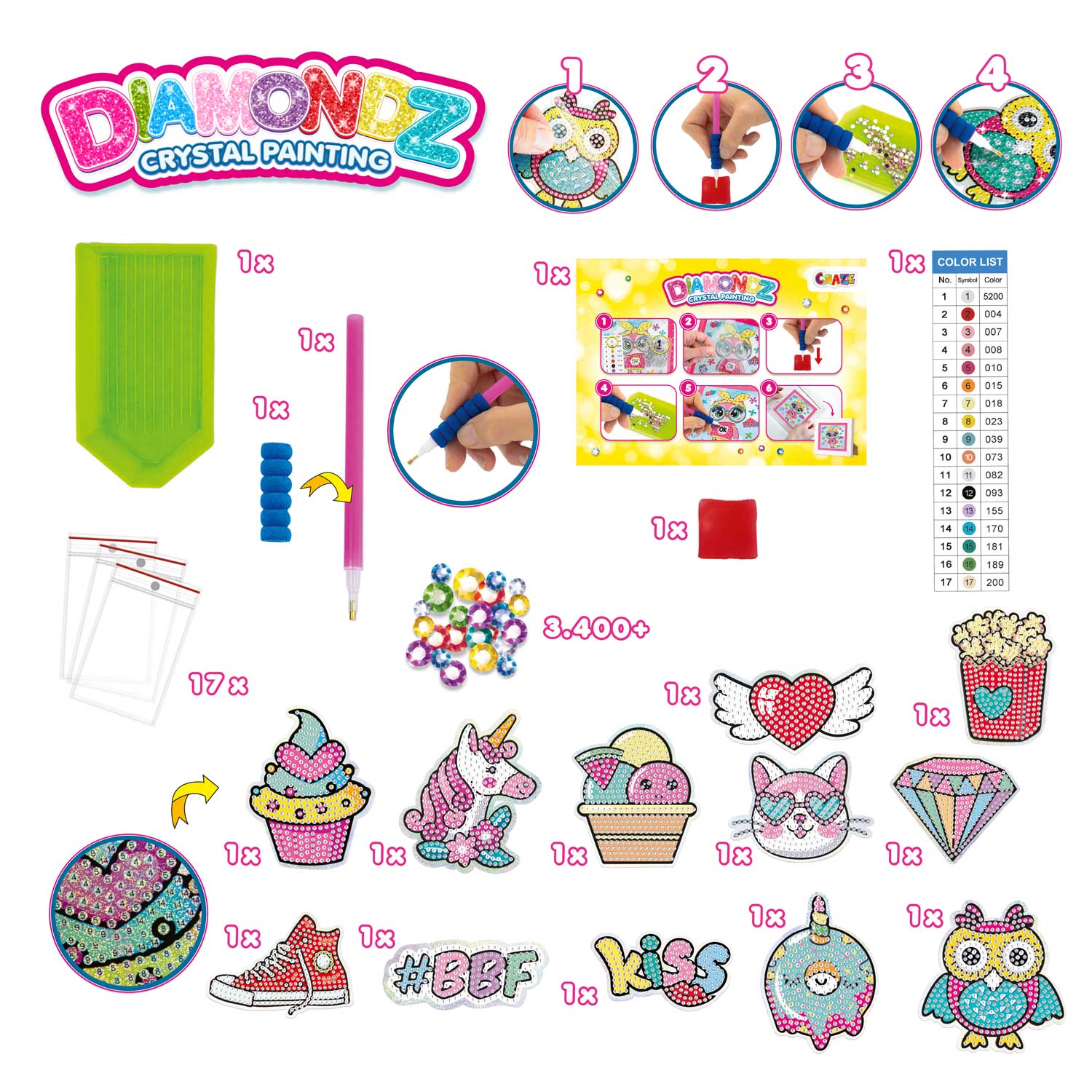 DIAMONDZ - Mega Set Stickers