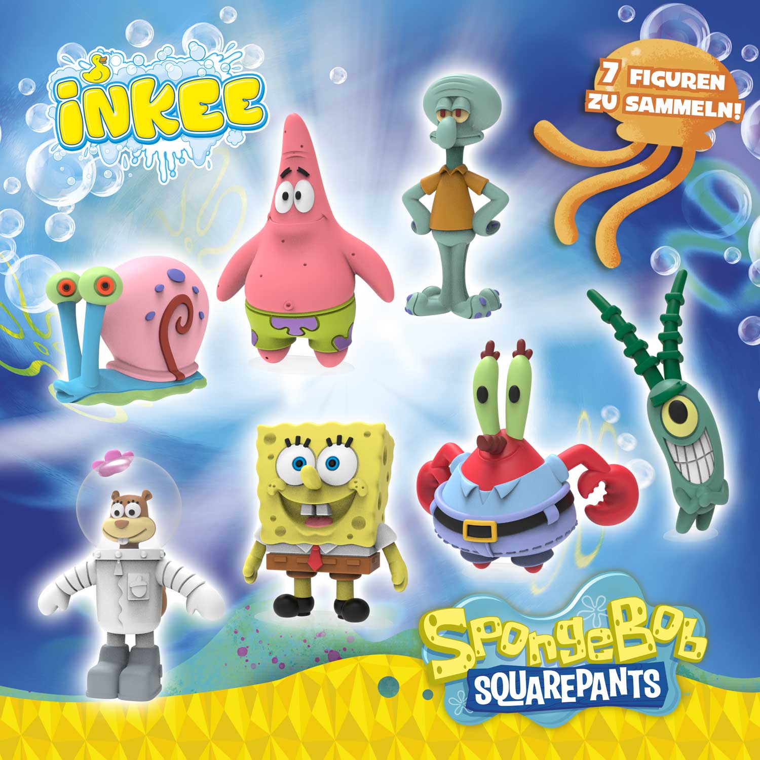 INKEE - SpongeBob Überraschungs-Badekugel