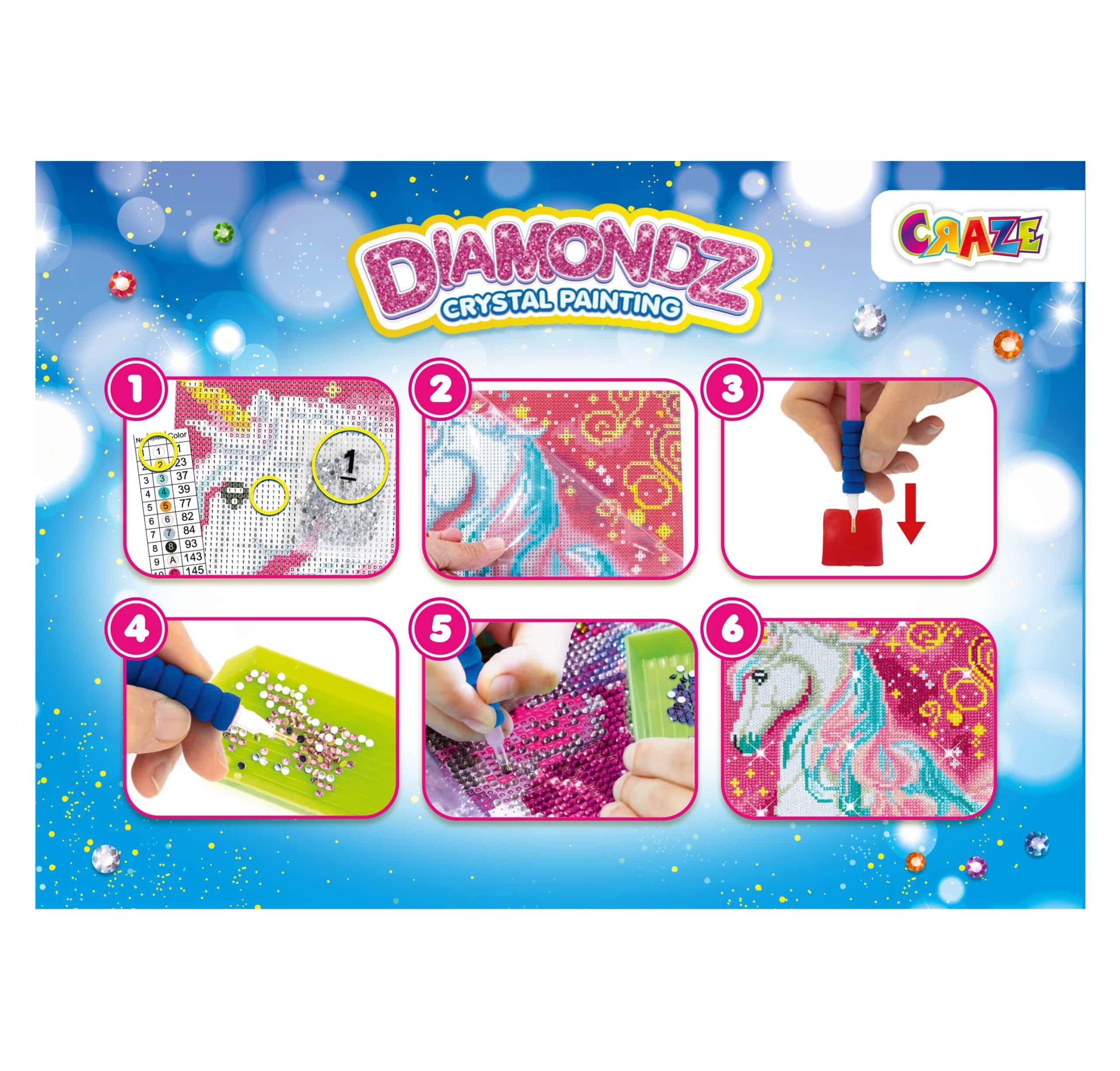 DIAMONDZ - Picture Set Unicorn – CRAZE TOYS