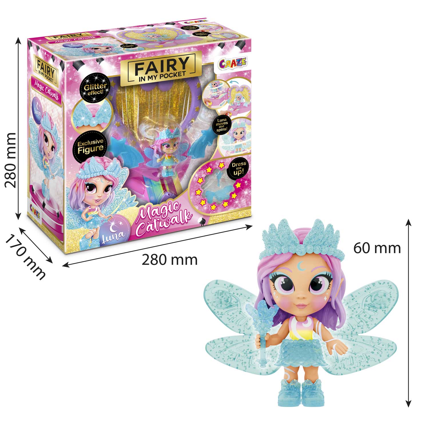 FAIRY IN MY POCKET - Magic Catwalk – CRAZE TOYS