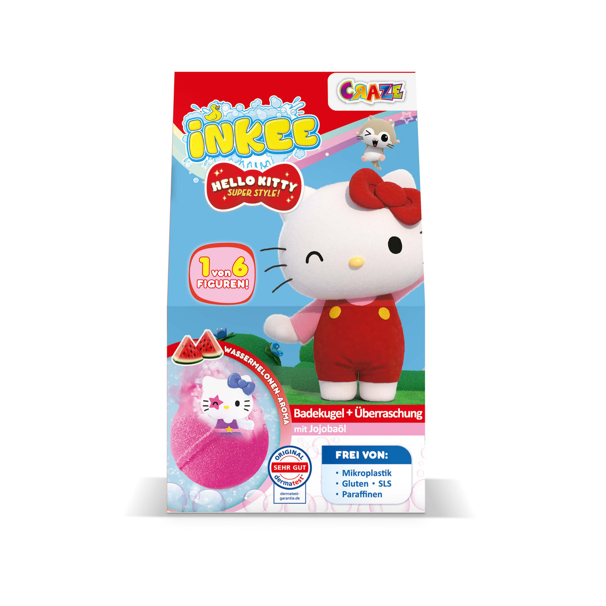 INKEE - Hello Kitty Überraschungs-Badekugel