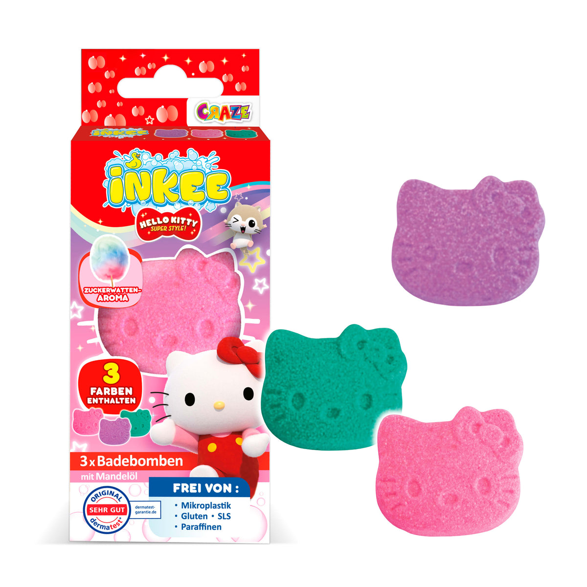 INKEE - 3-Pack Box Hello Kitty