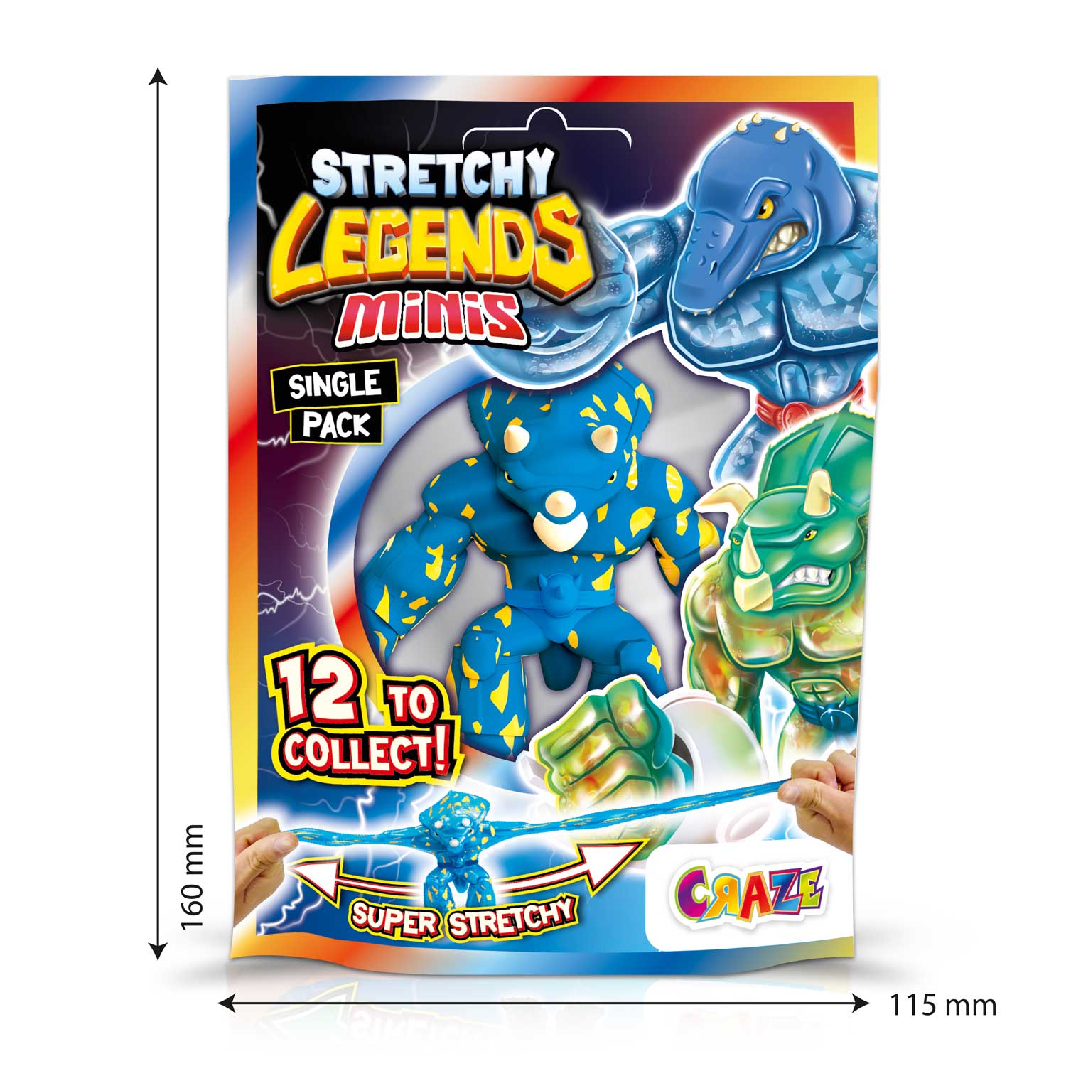 STRETCHY LEGENDS - Minis Single – CRAZE TOYS