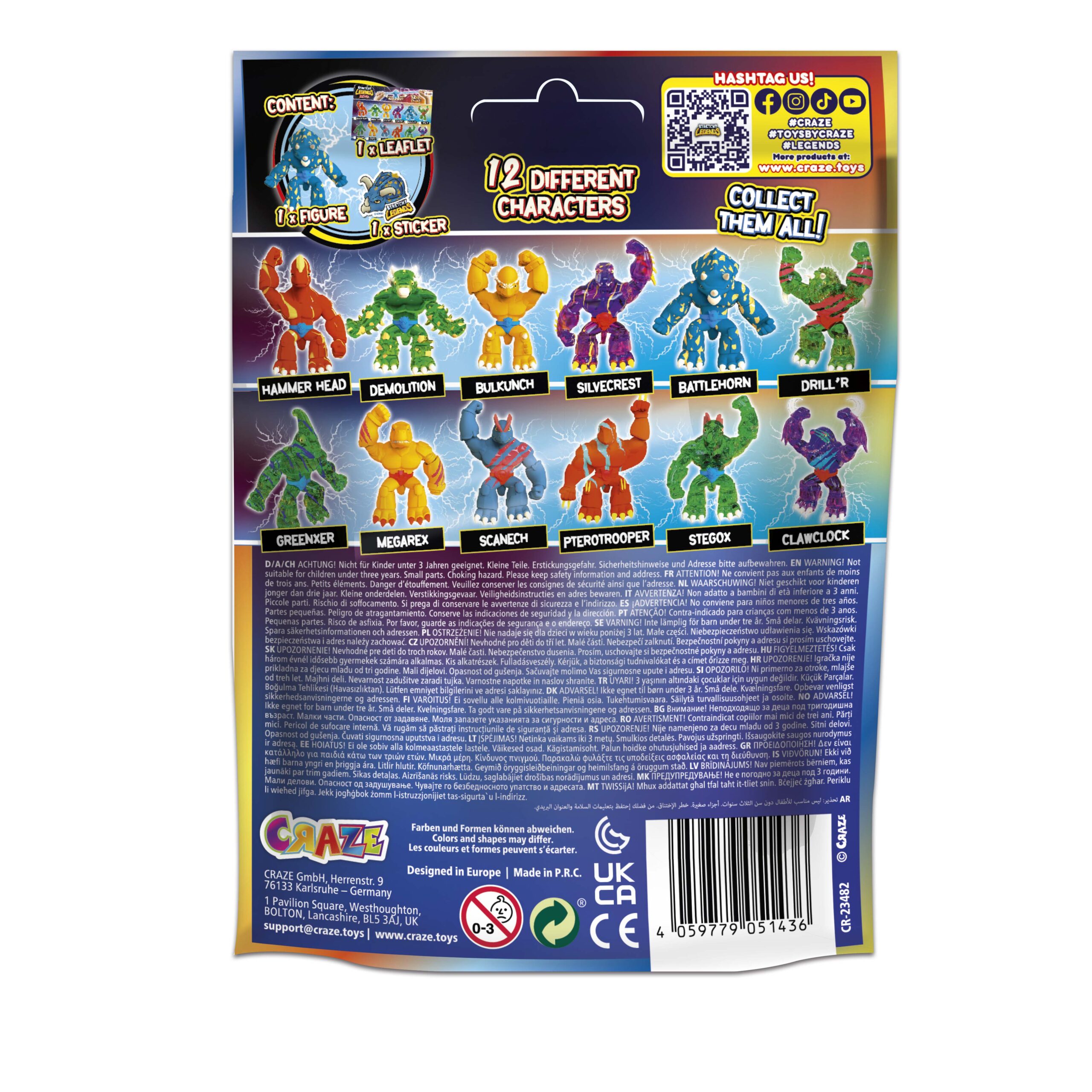 STRETCHY LEGENDS - Minis Single – CRAZE TOYS