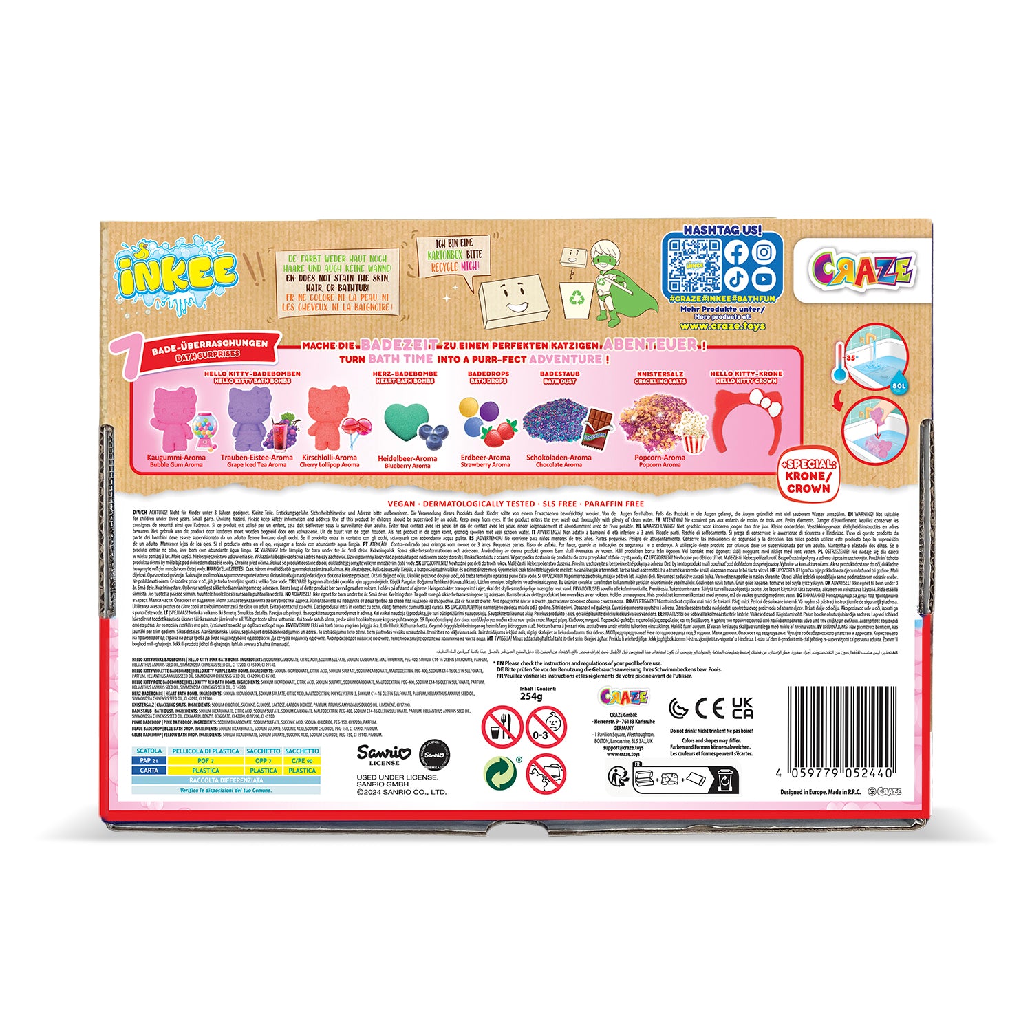 INKEE - Geschenkbox Hello Kitty
