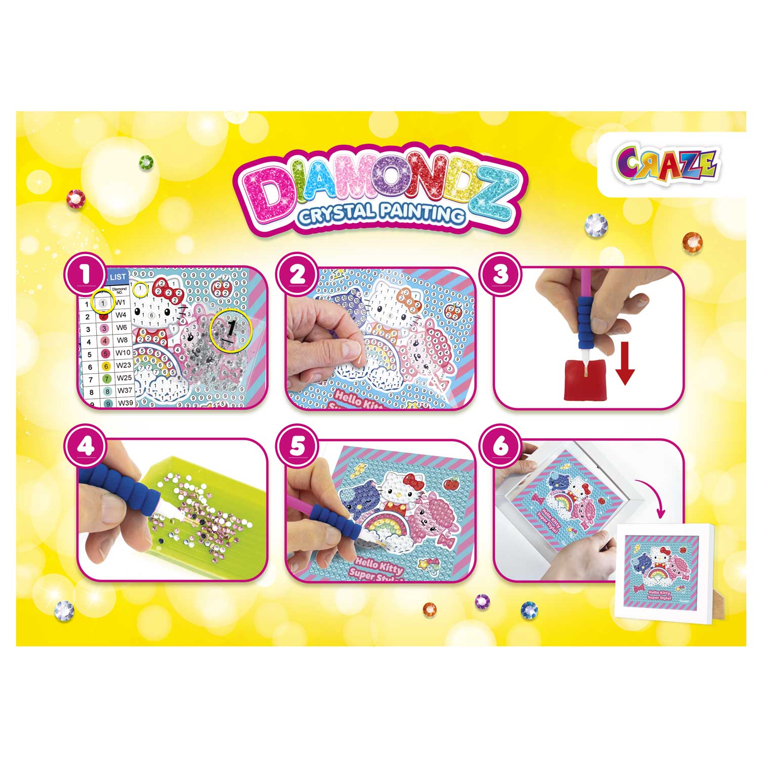 DIAMONDZ - HELLO KITTY Anfänger Set