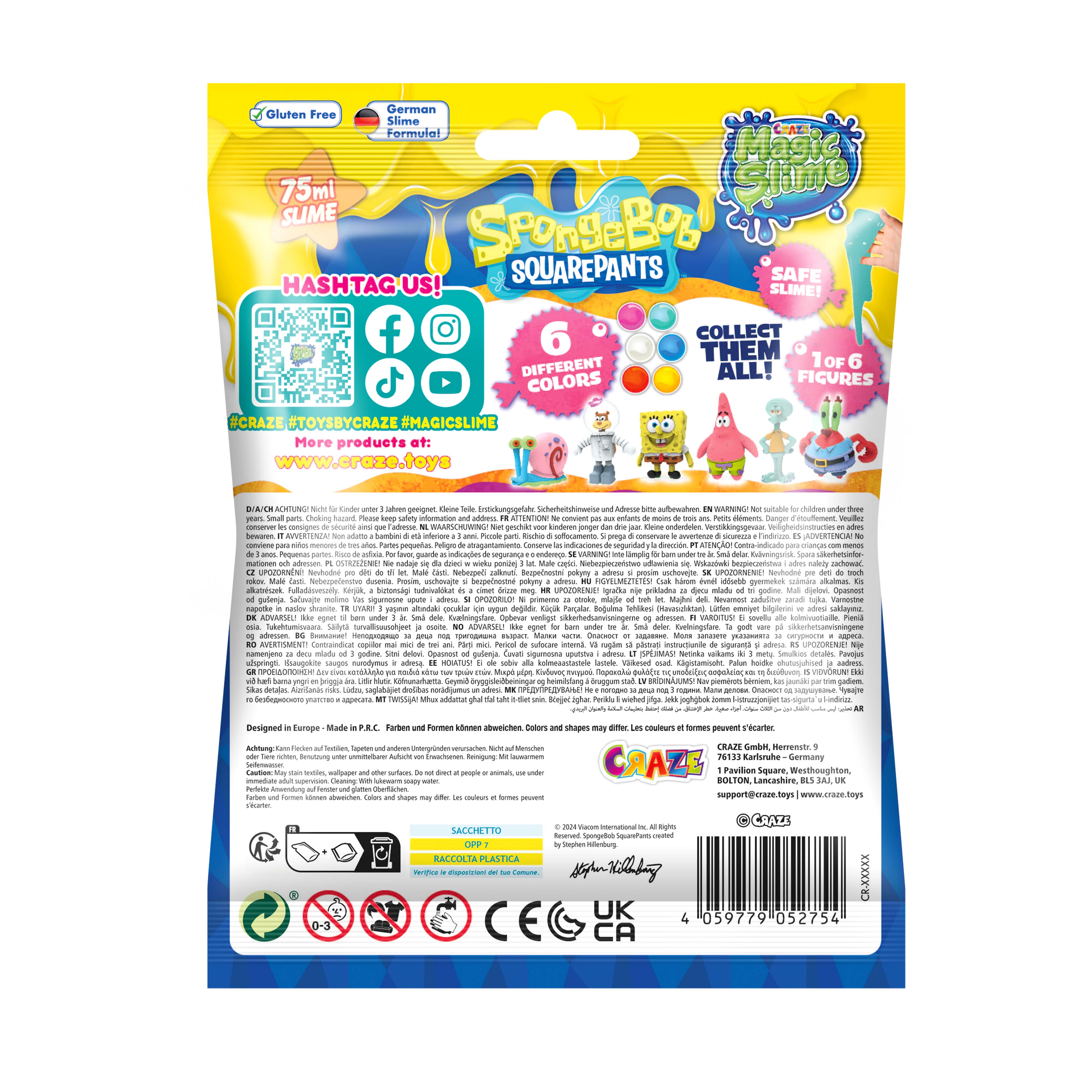 MAGIC SLIME - Bag Surprise SpongeBob