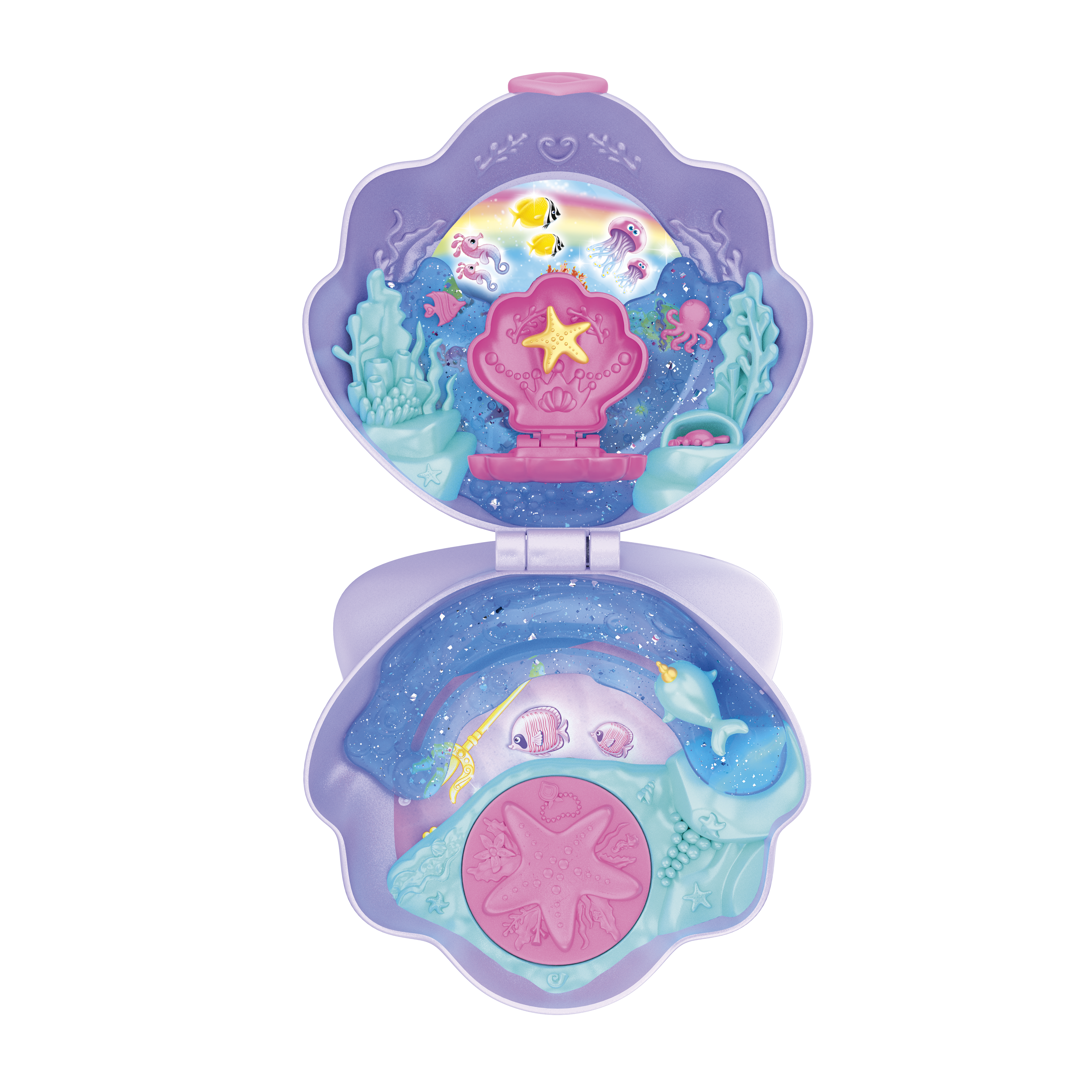 GALUPY Set Da Tè Sirena Unicorno, Giocattolo Per Bambini Dai 3 Anni, Con Figure Da Collezione E Accessori
